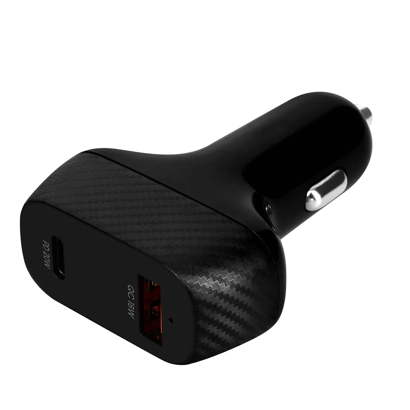 Chargeur Voiture Avizar Quick Charge 3.0 – 32W, Triple USB (dont USB-C 20W), Blanc