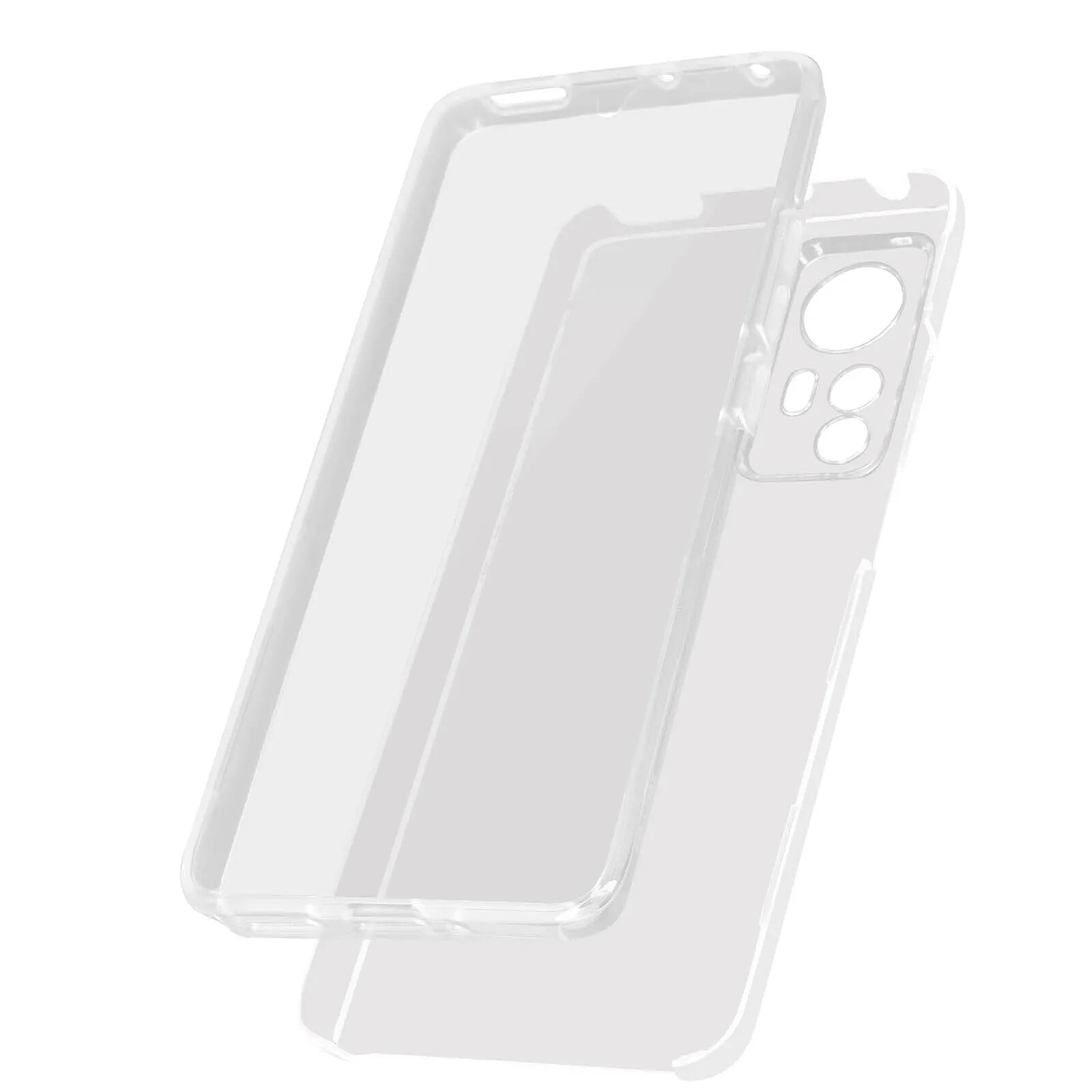 Avizar Coque intégrale Xiaomi 12 et 12X Arrière Rigide et Avant Souple