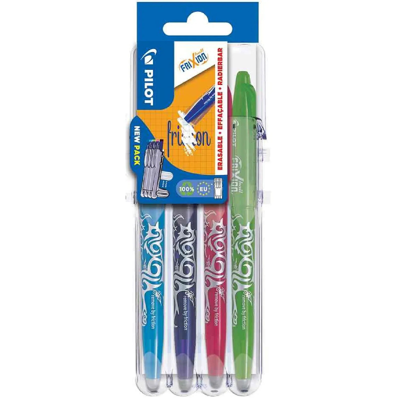 Pilot BL-FR7 Frixion Lot de 8 stylos rollers à Couleurs assorties