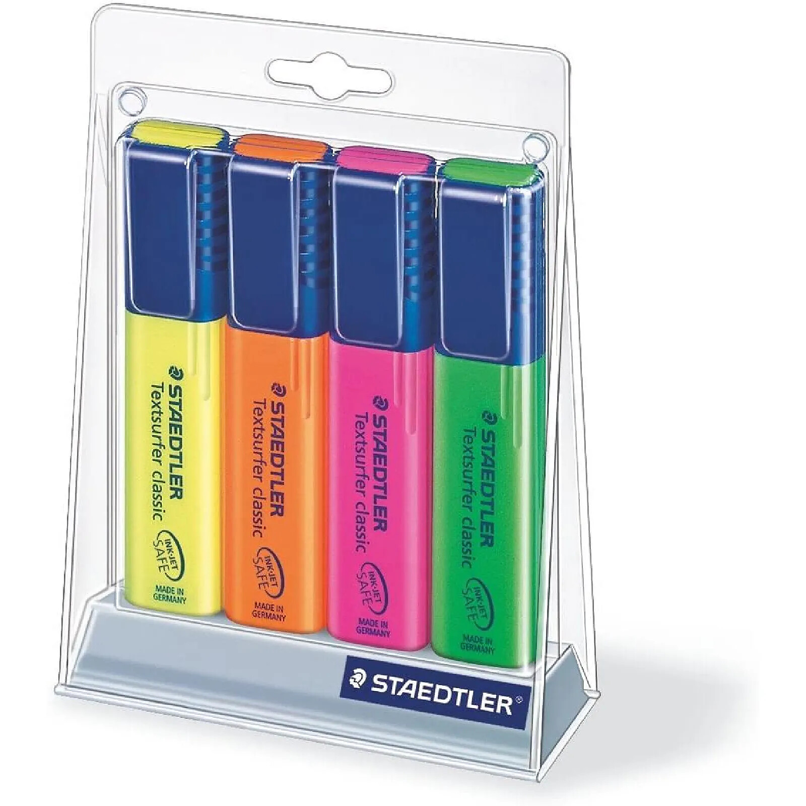 Maped - 4 Surligneurs Fluo aux Couleurs Éclatantes