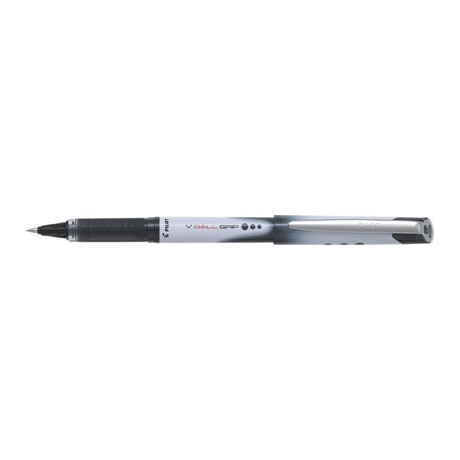 PILOT Stylo roller V-Ball Grip 05 encre liquide Pointe Fine Noir x 12
