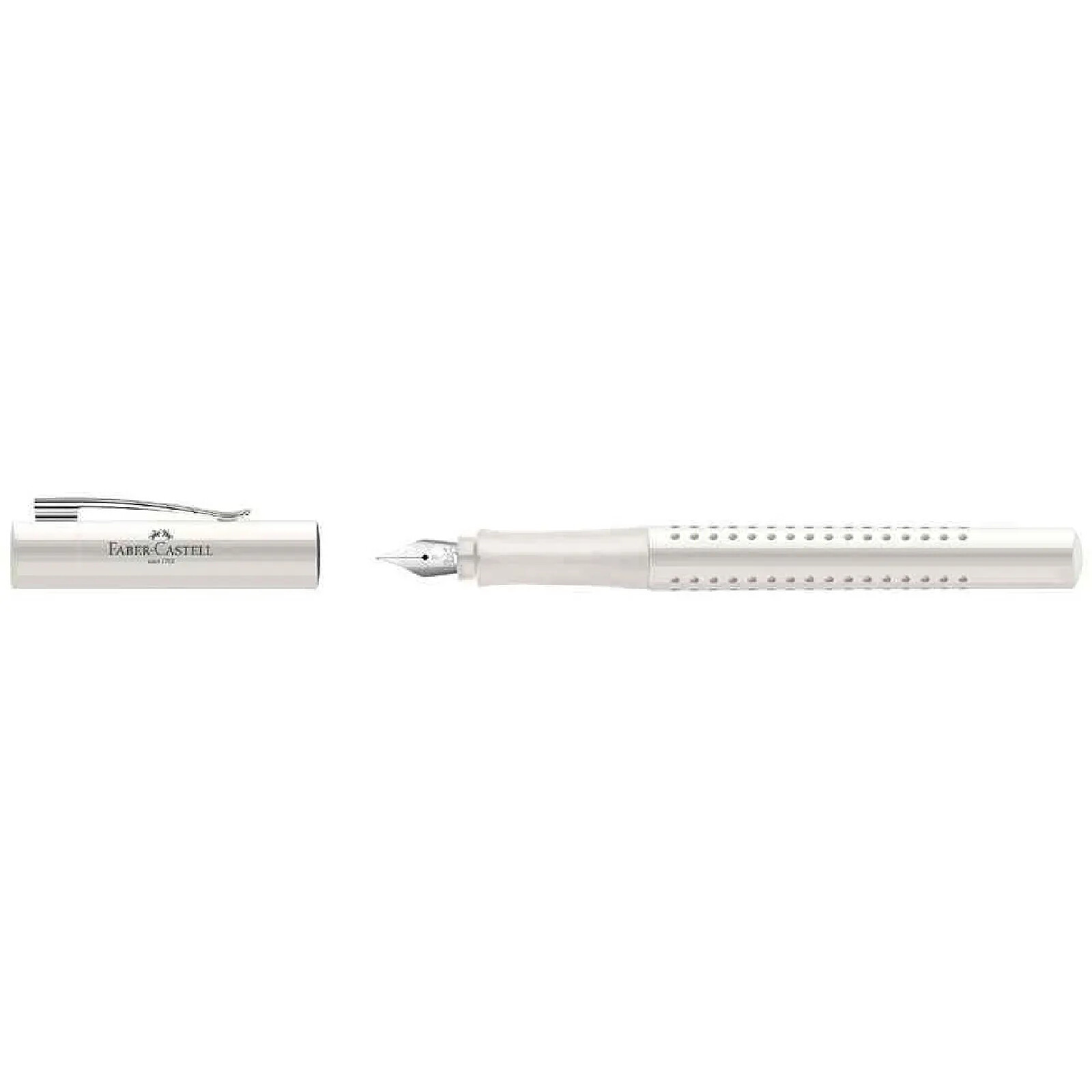FABER-CASTELL Stylo plume GRIP 2010 Harmony, B, blanc