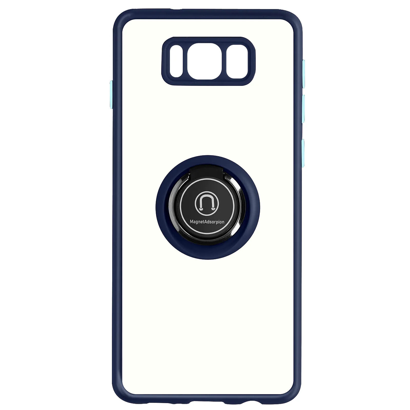Avizar Coque pour Galaxy S8 Antichoc avec Anneau Magnétique Rotatif
