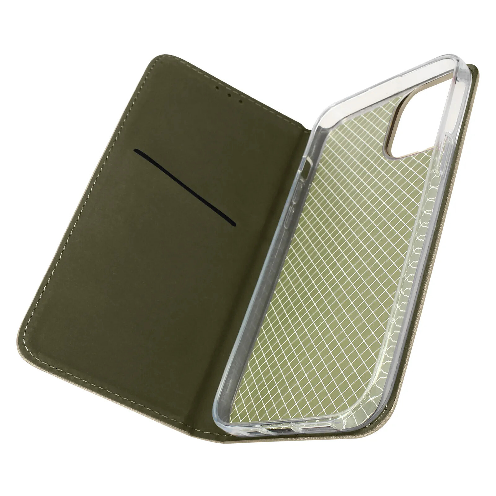 Avizar Étui pour iPhone 14 Clapet Magnétique Porte-carte Fonction Support