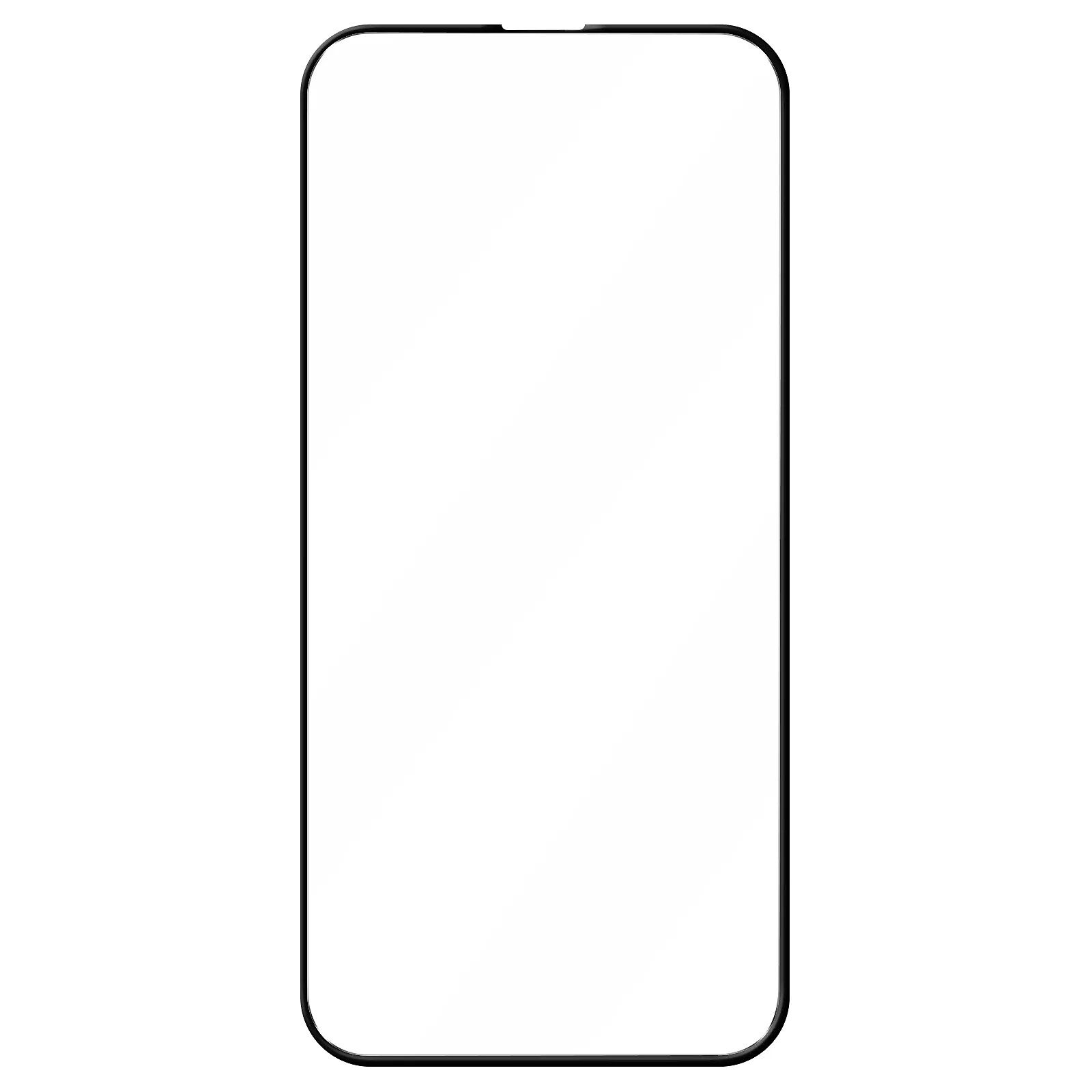 Avizar Verre Trempe 9H pour iPhone 14 Couverture 21D Anti-traces de doigts et d'huile