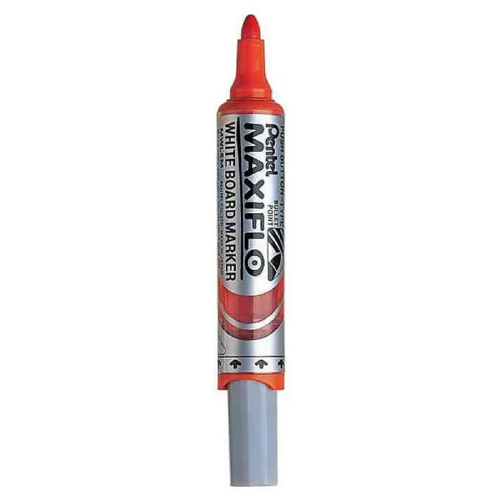 PENTEL marqueur pour tableau blanc avec pompe, orange, tracé 2,5 mm x 12