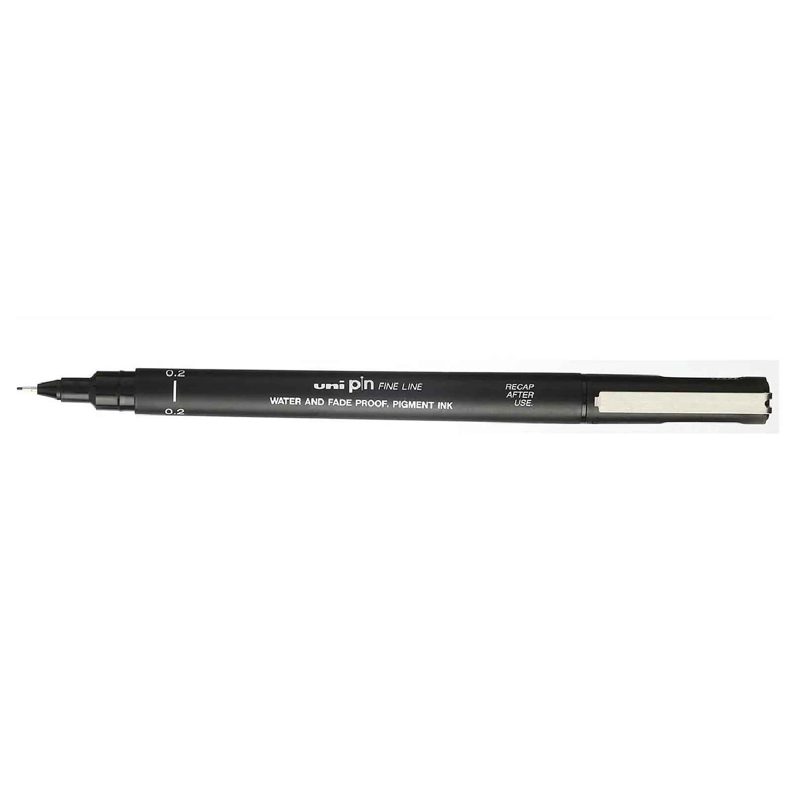 UNI-BALL Feutre technique PIN pointe calibrée 0,2mm noir x 12