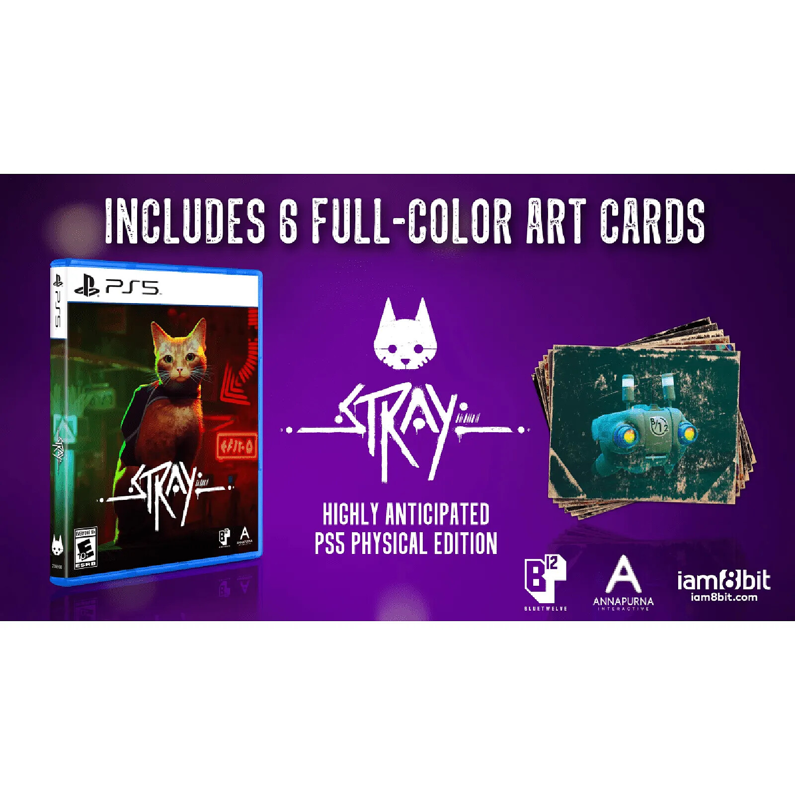 Jeu STRAY (PS5) Neuf Sous Blister + Artcards - Multilingue EN/FR/DE/ES/IT | Livraison Mondiale
