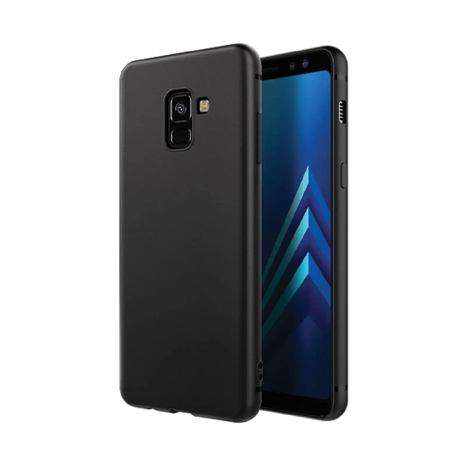 MW for Business Coque TPU Samsung A8 Noir Polybag