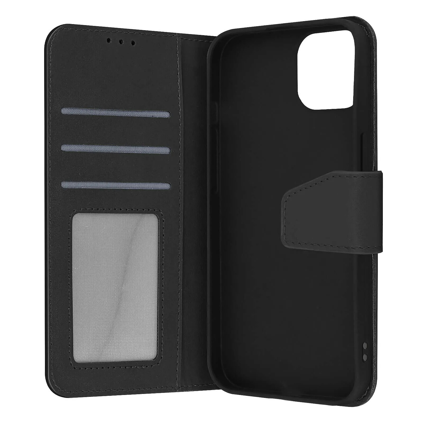 Avizar Housse pour iPhone 14 Cuir premium Porte-carte Fonction support Vidéo