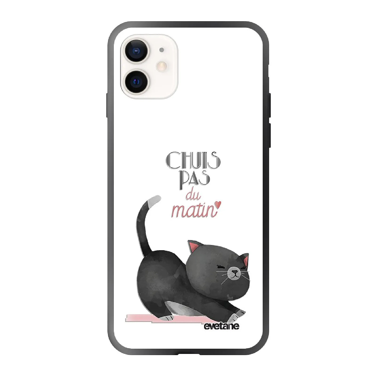 Evetane Coque iPhone 12 Mini Coque Soft Touch Glossy Chuis pas du matin ...