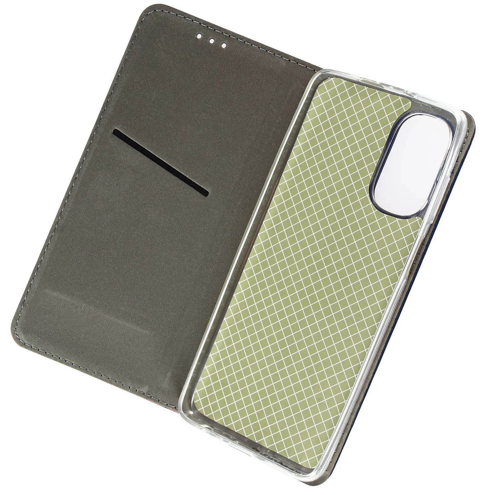 Avizar Étui pour Motorola Moto G84 Porte-carte Support Vidéo Série Vintage Noir - Coque téléphone