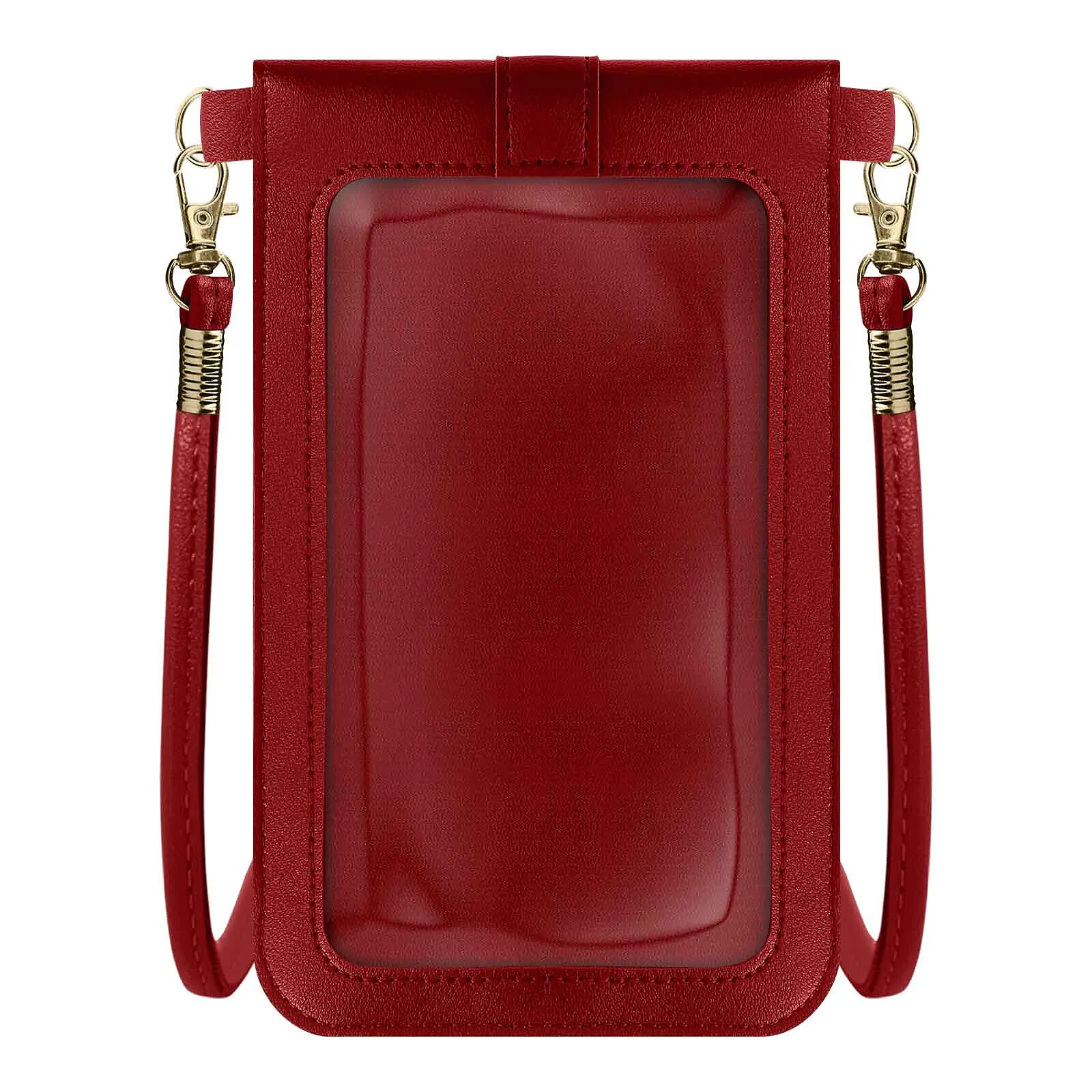 Avizar Sac Bandoulière pour Smartphone Fenêtre Tactile avec Sangle 1.40m