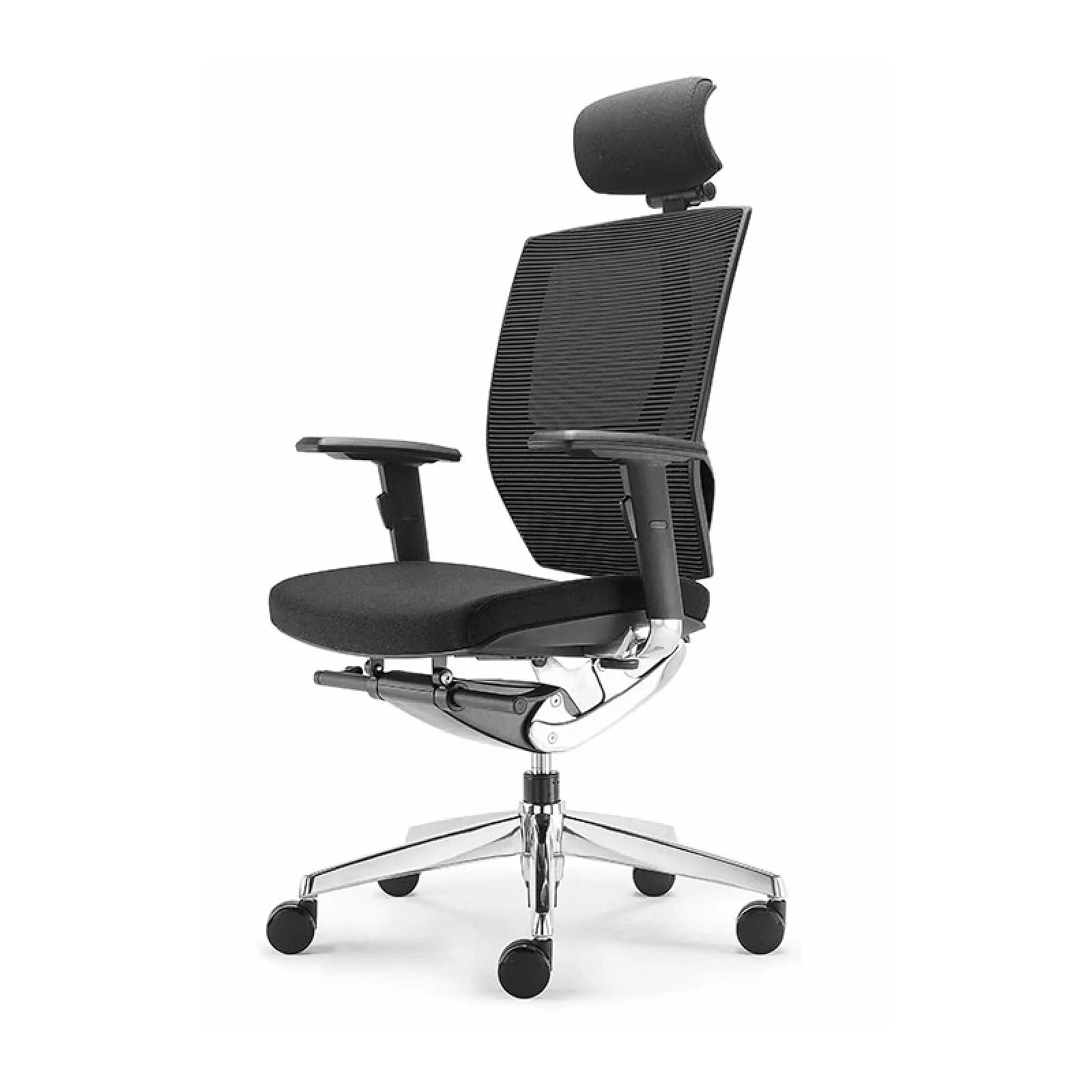 Chaise De Bureau Ergonomique Yaheetech - Dossier Bas, Roulettes, Charge Max 120 Kg - Style Moderne