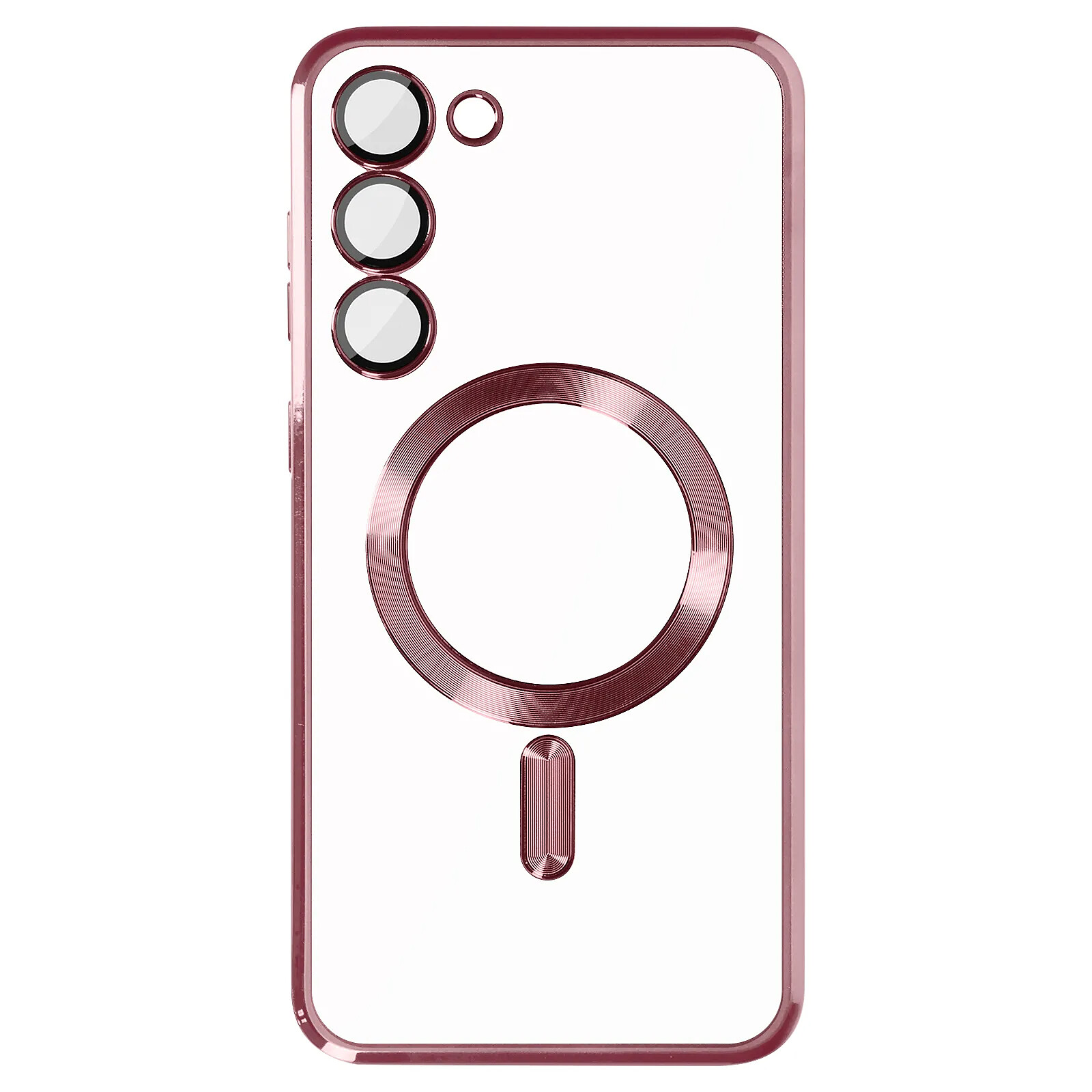 Avizar Coque MagSafe pour Samsung S23 silicone protection caméra