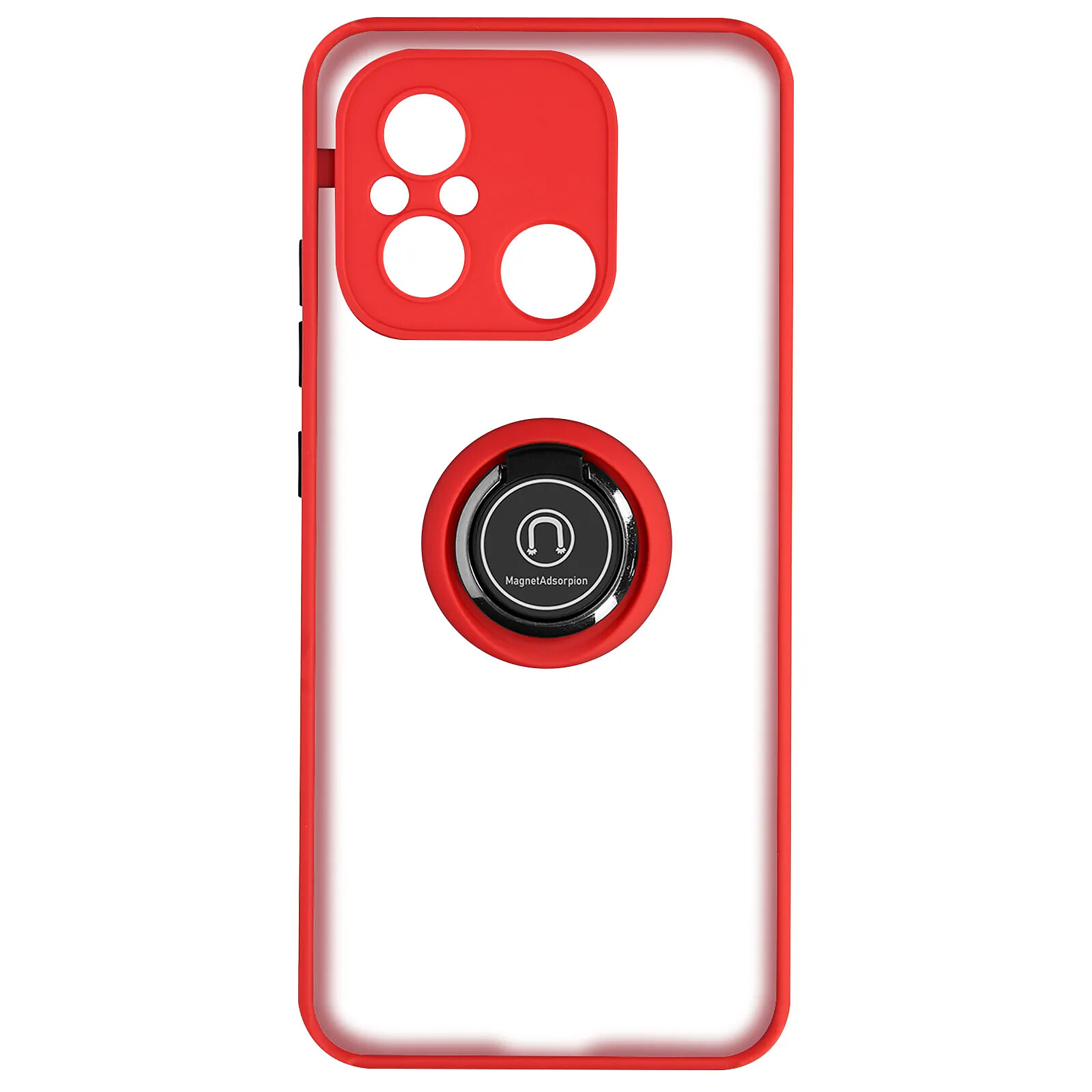 Avizar Coque pour Redmi 12C Antichoc avec Anneau Magnétique Rotatif