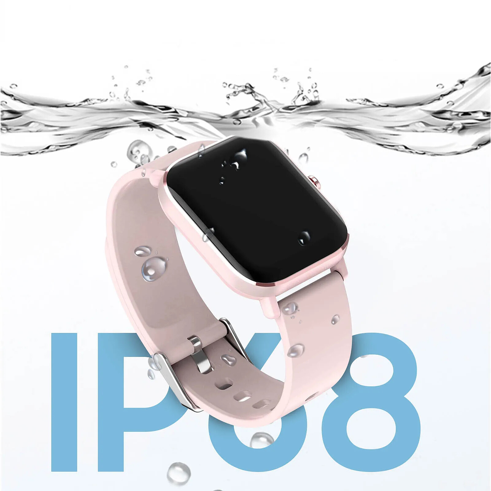 Montre Connectée Abyx FIT Ozone 3 - Écran 1.6", 20 Jours Autonomie, IP68, Cardio - Compatible Android/iOS