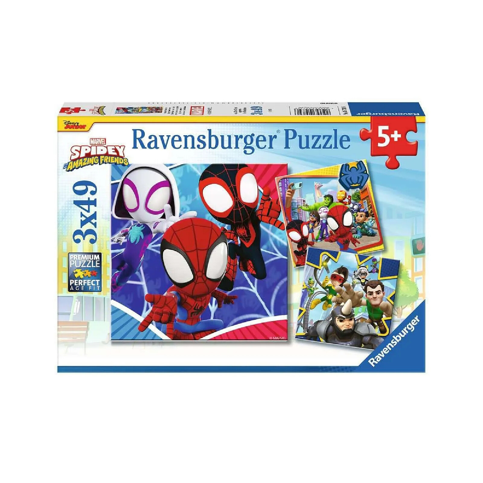 Spidey et ses amis extraordinaires - Puzzle pour enfants (3 x 49 pièces ...