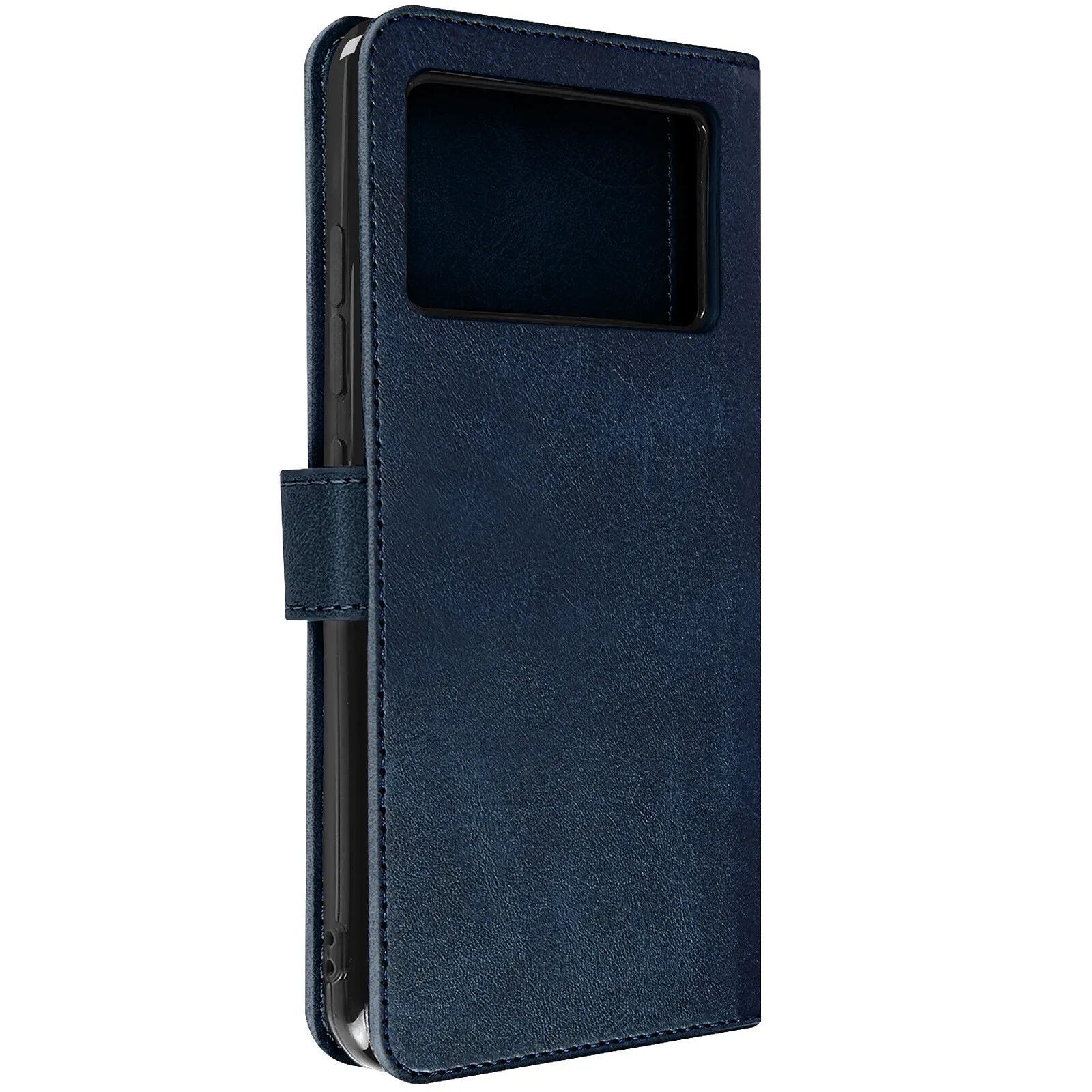 Étui Portefeuille Flip Pour Doogee V20 Pro - 3 Fentes Cartes, Protection 360° - Noir Neuf