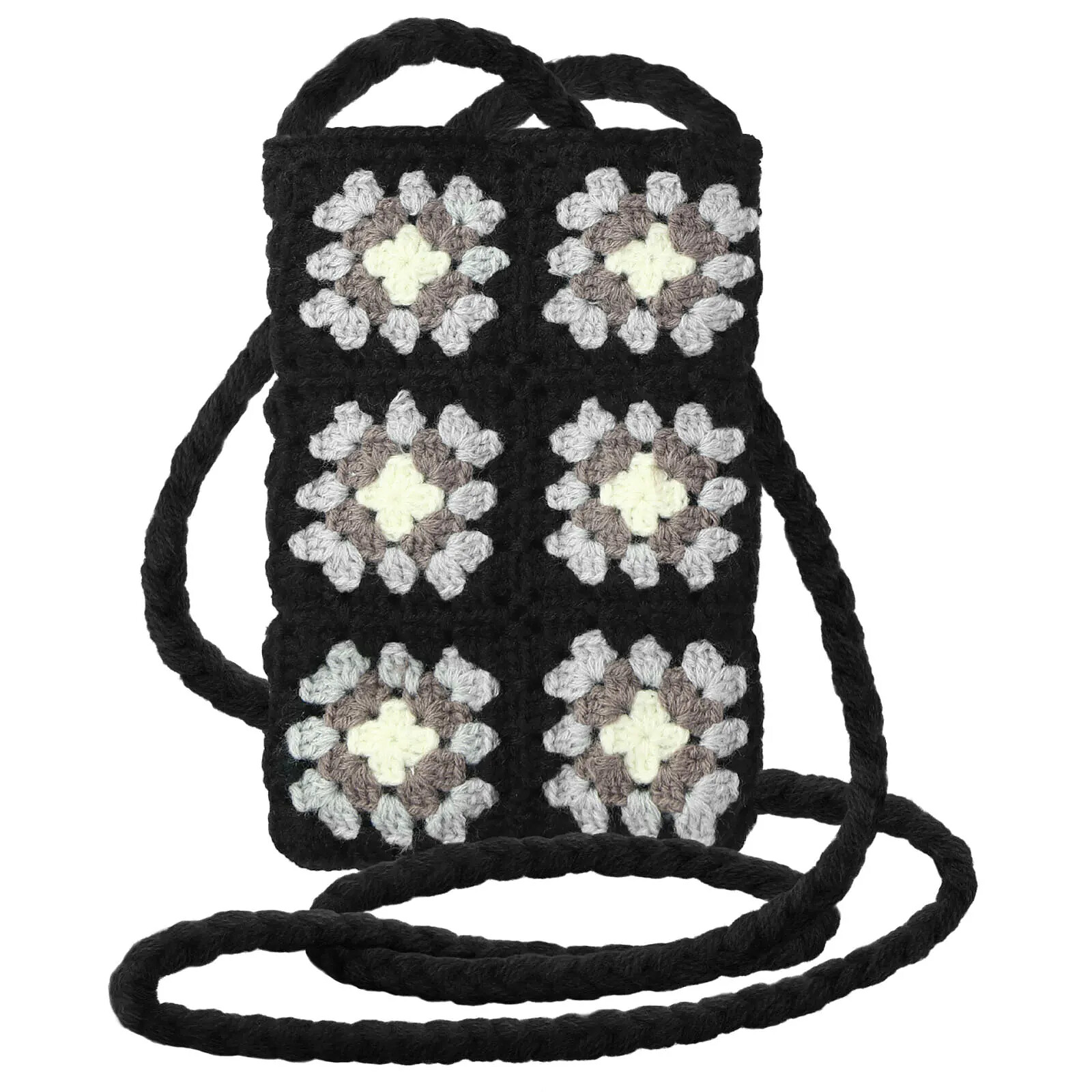 Avizar Sac Bandoulière pour Smartphone Tissé Motif Carreau Série SquareWeave