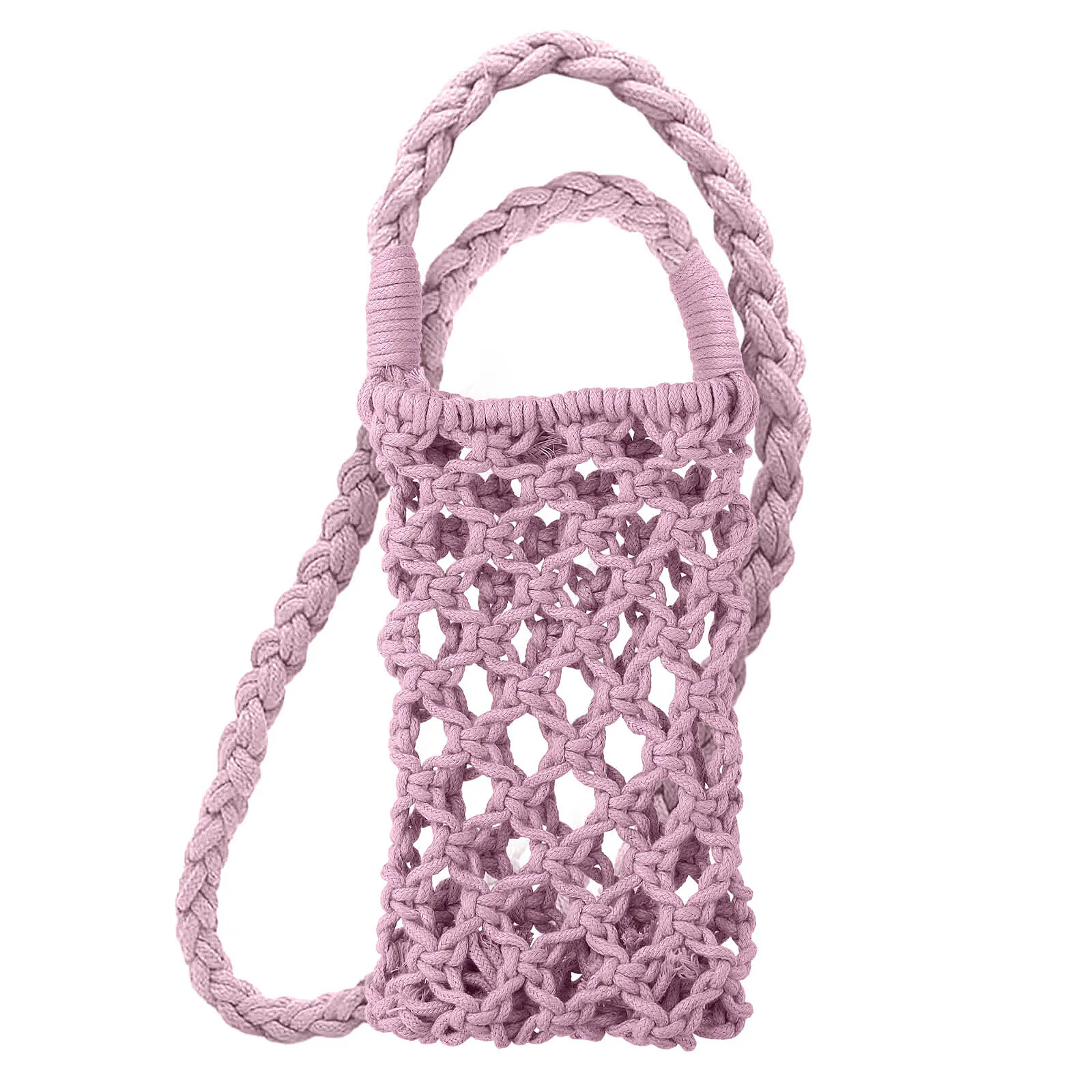 Avizar Sac Bandoulière pour Smartphone en Crochet Tressé Série TressBag