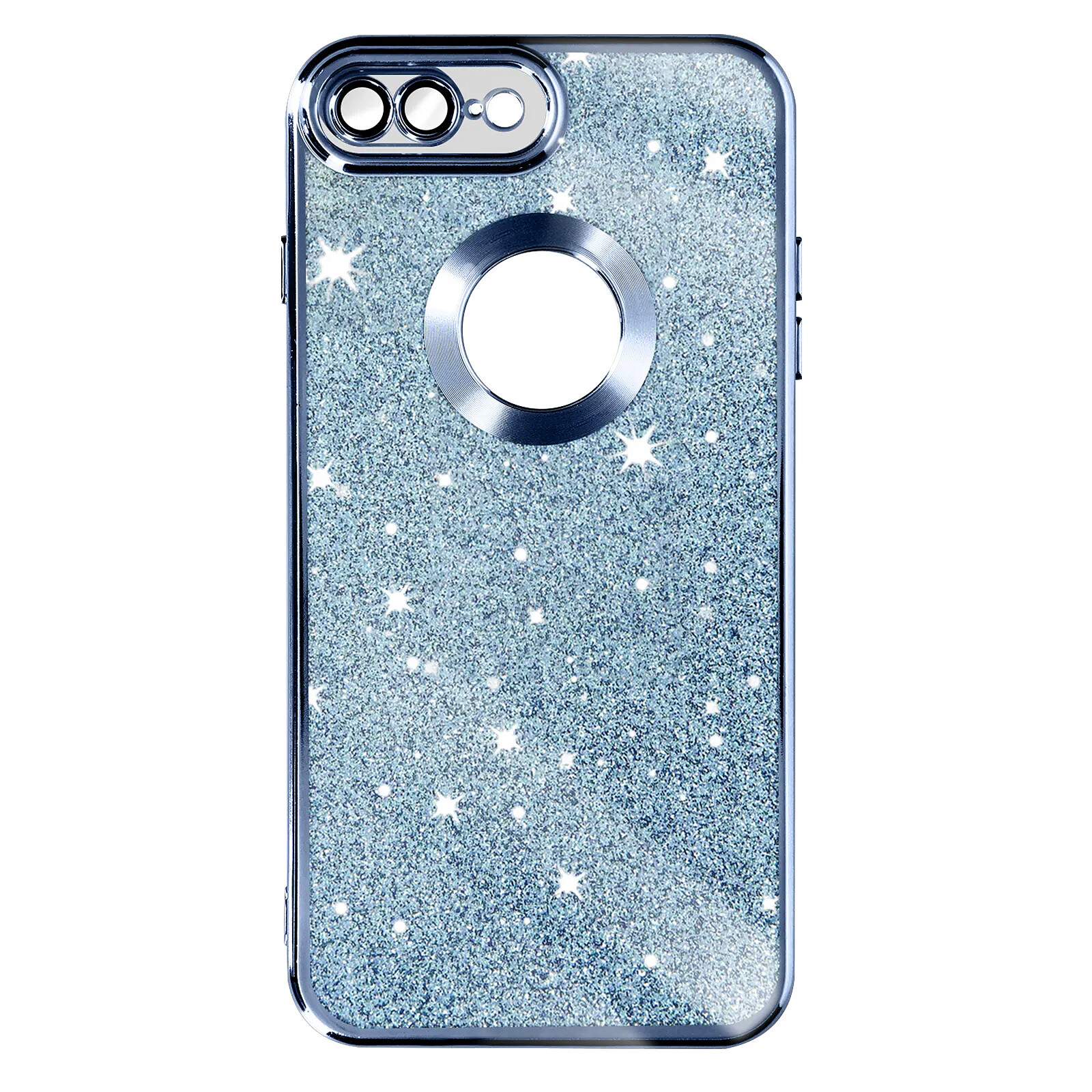 Avizar Coque pour iPhone 7 Plus et 8 Plus Paillette Amovible Série Protecam Spark