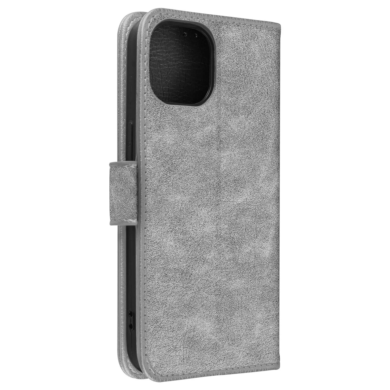 Avizar Étui pour iPhone 15 Clapet Portefeuille Fonction Support Vidéo