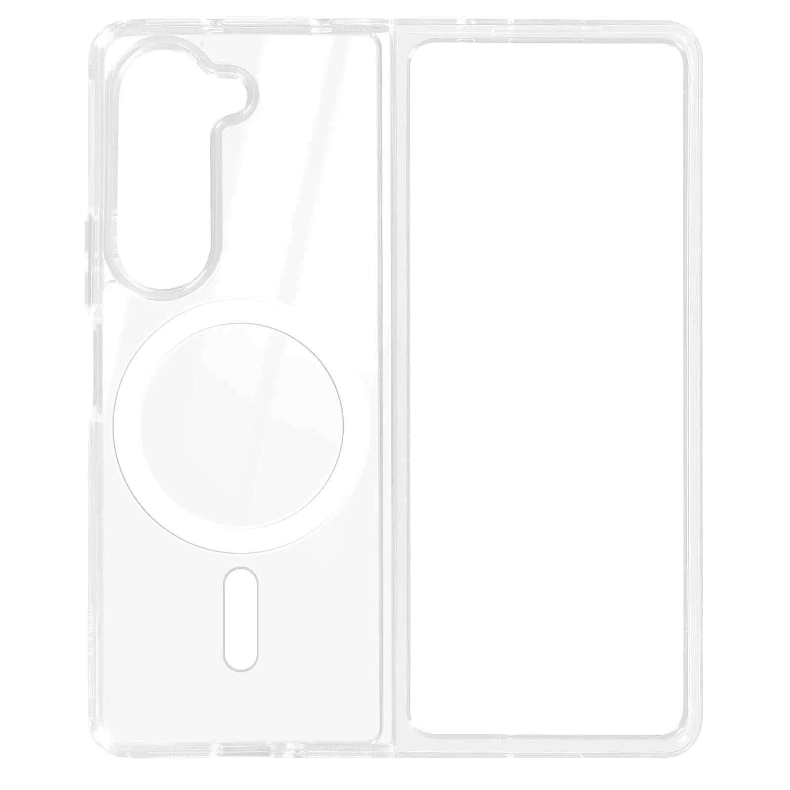 Avizar Coque MagSafe pour Samsung Galaxy Z Fold 5 Rigide série Crystal Mag