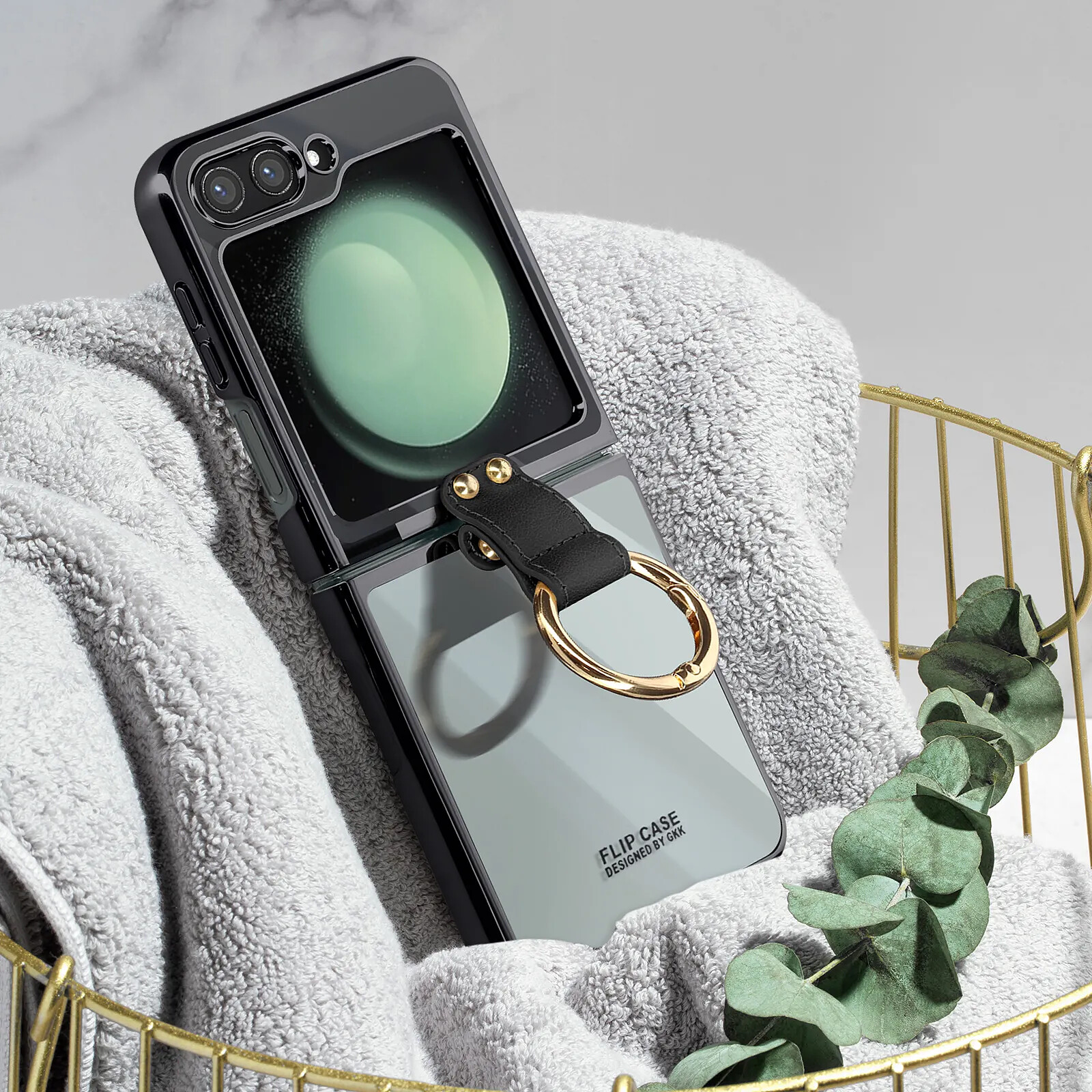 KIRZAX - Lot De 4 Anneaux De Support Pour Smartphone | Bague Transparente Rotative 360°, Charge Jusqu'à 5 Kg | Compatible IPhone & Autres Téléphones