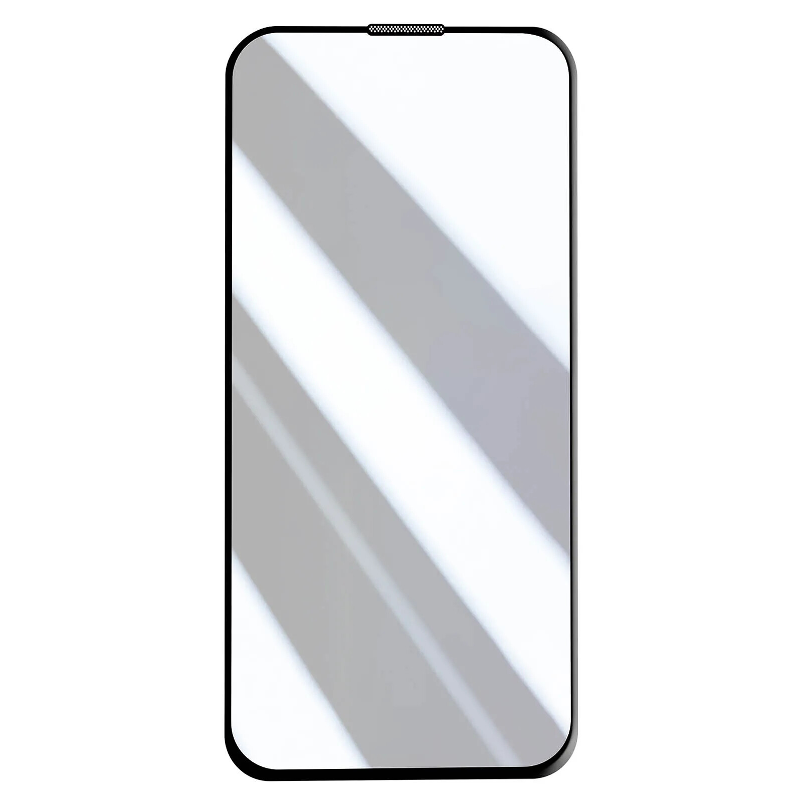 Avizar Verre Trempé pour iPhone 15 Pro Max Adhésion totale Bord Biseauté Antichoc
