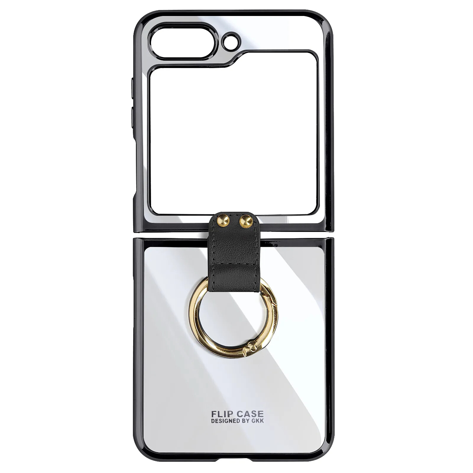 Avizar Coque Anneau pour Samsung Galaxy Z Flip 5 Polycarbonate série Ring Case