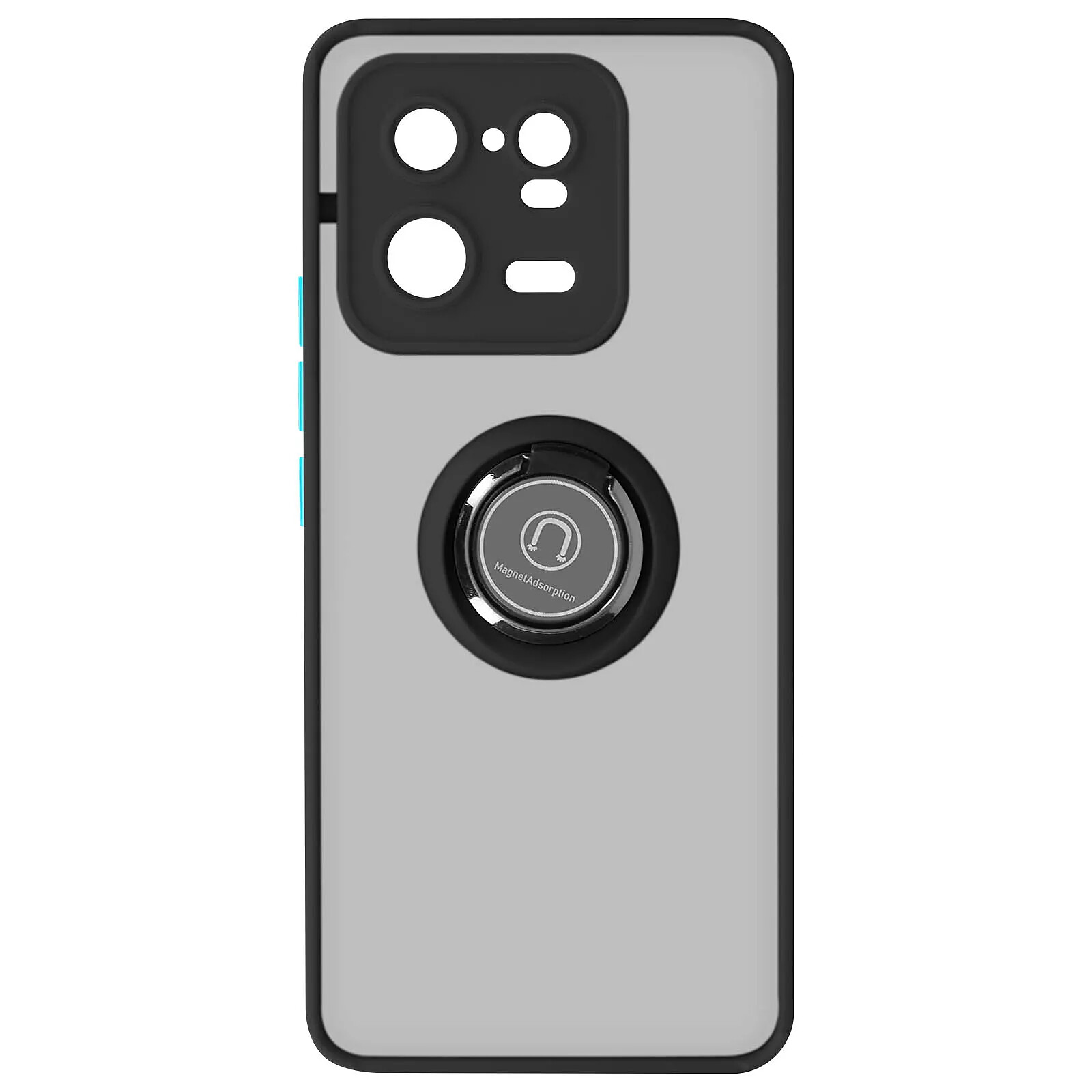 Avizar Coque pour Xiaomi 13 Pro Bi-matière Bague Métallique Support Vidéo Ringip