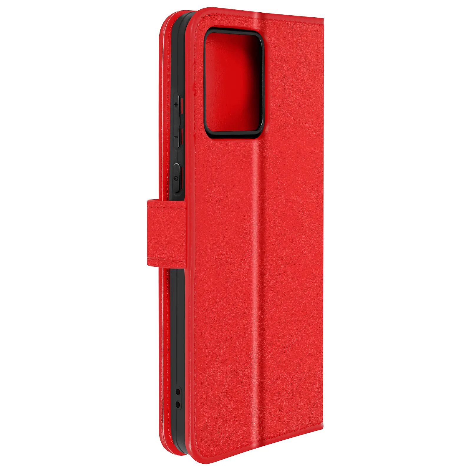 Étui Portefeuille Pour Realme Note 50 – Style Vintage Bleu, Avec Support Vidéo Et Porte-cartes, Neuf !