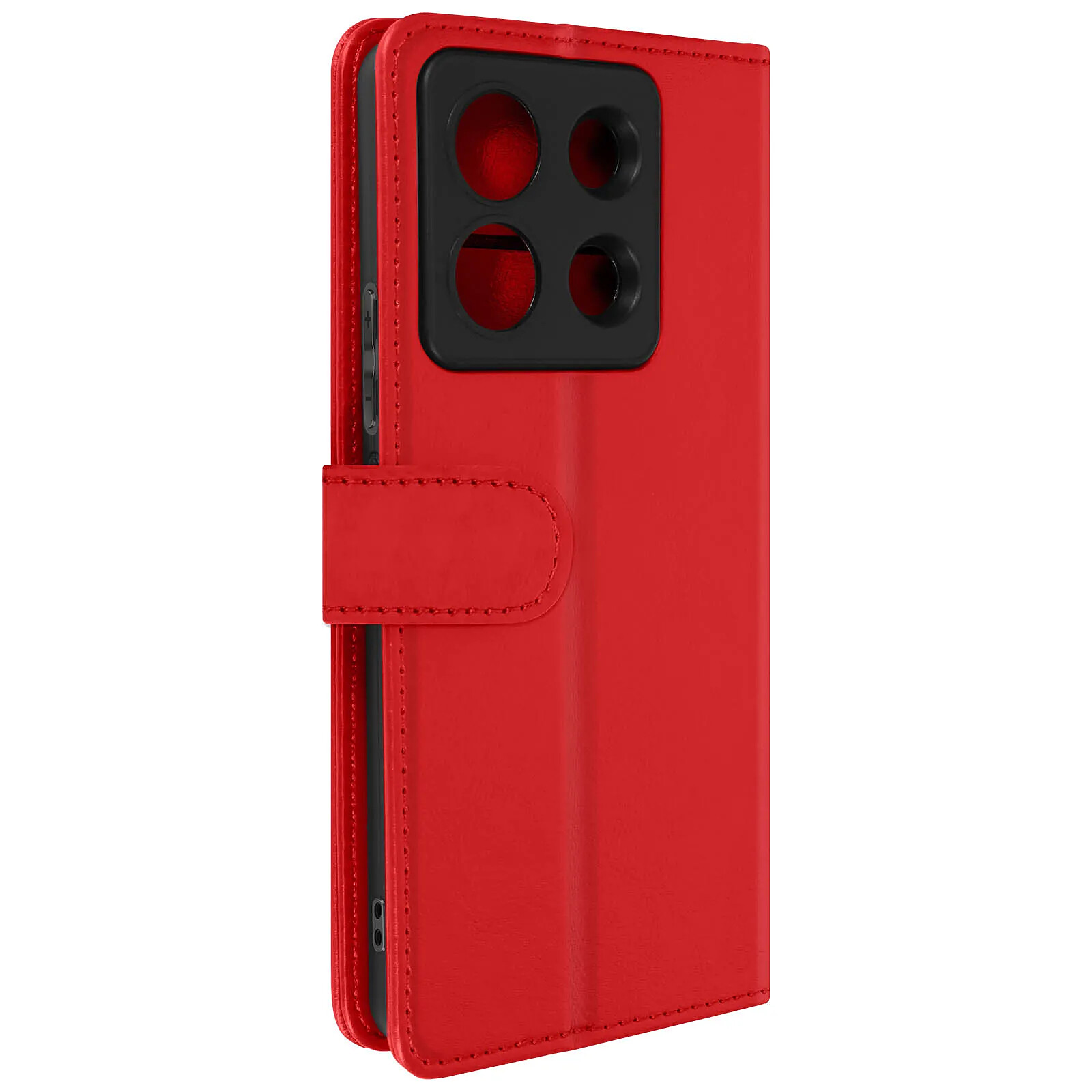 Étui Portefeuille Vintage Pour Realme Note 50 - Bleu - Avec Porte-cartes Et Support Vidéo - Neuf