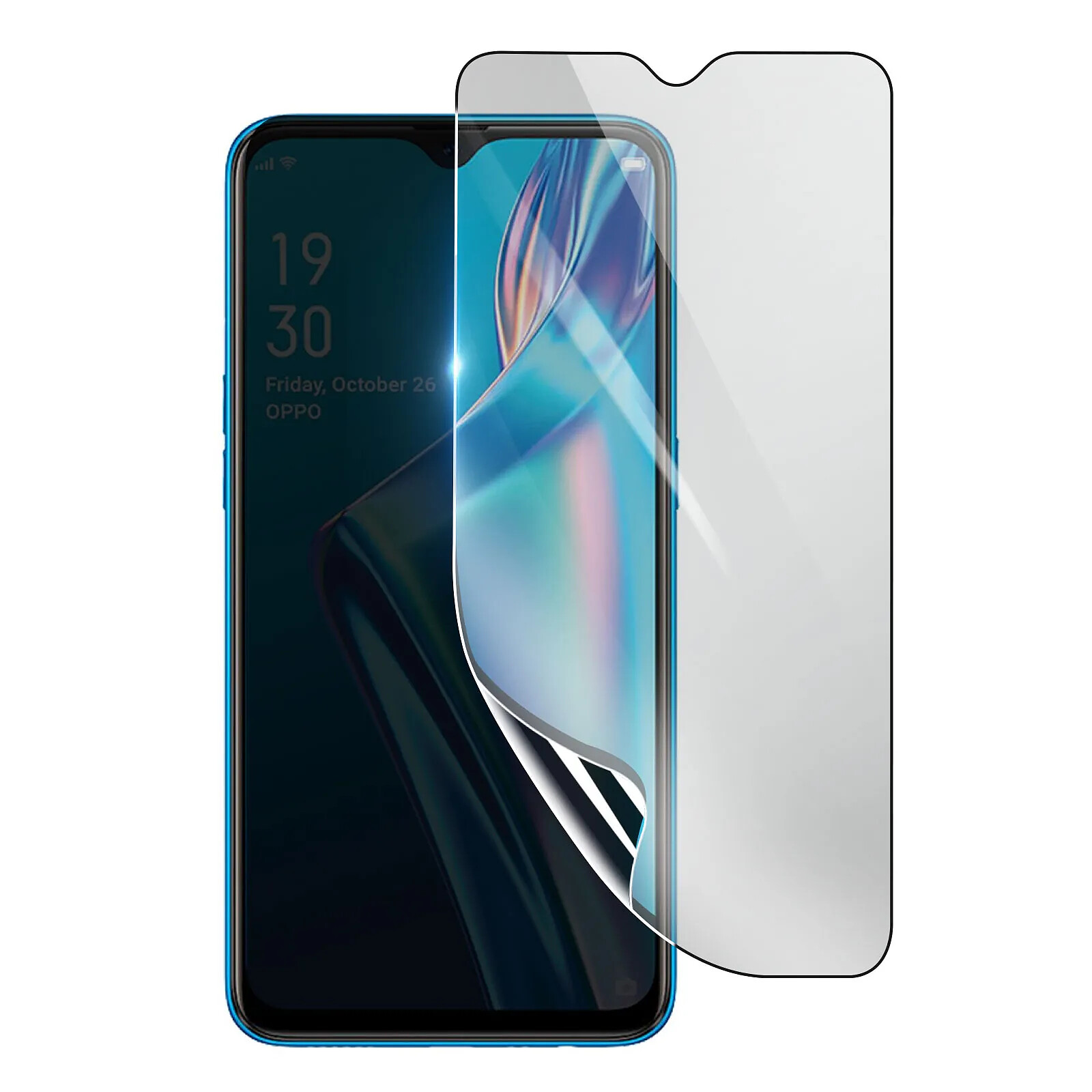 3mk Protection Écran pour Oppo A12 en Hydrogel Antichoc Transparent