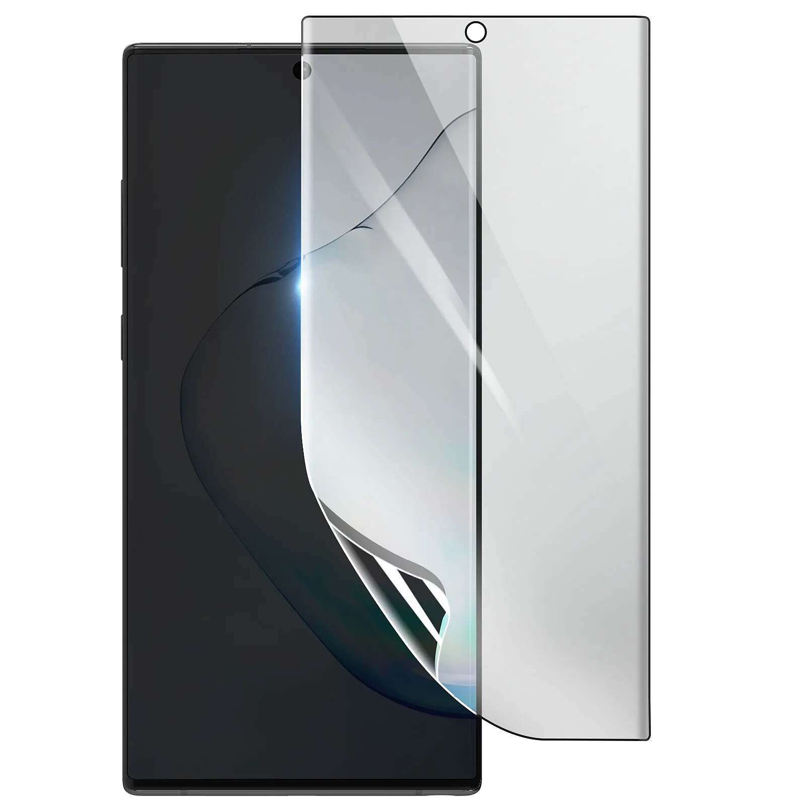 3mk Protection Écran pour Samsung Galaxy Note 10 en Hydrogel Antichoc Transparent