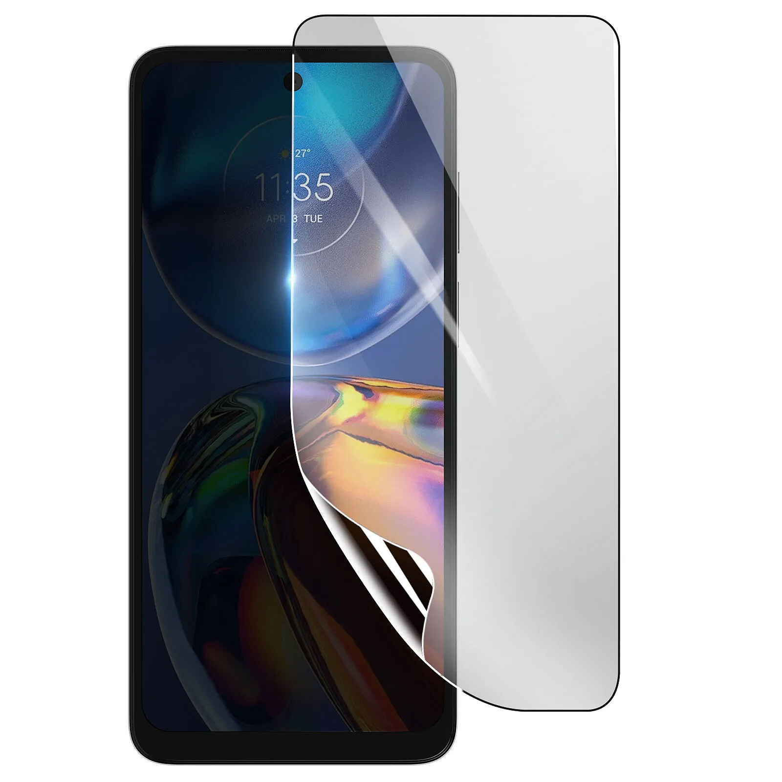 3mk Protection Écran pour Motorola Moto E32 en Hydrogel Antichoc Transparent