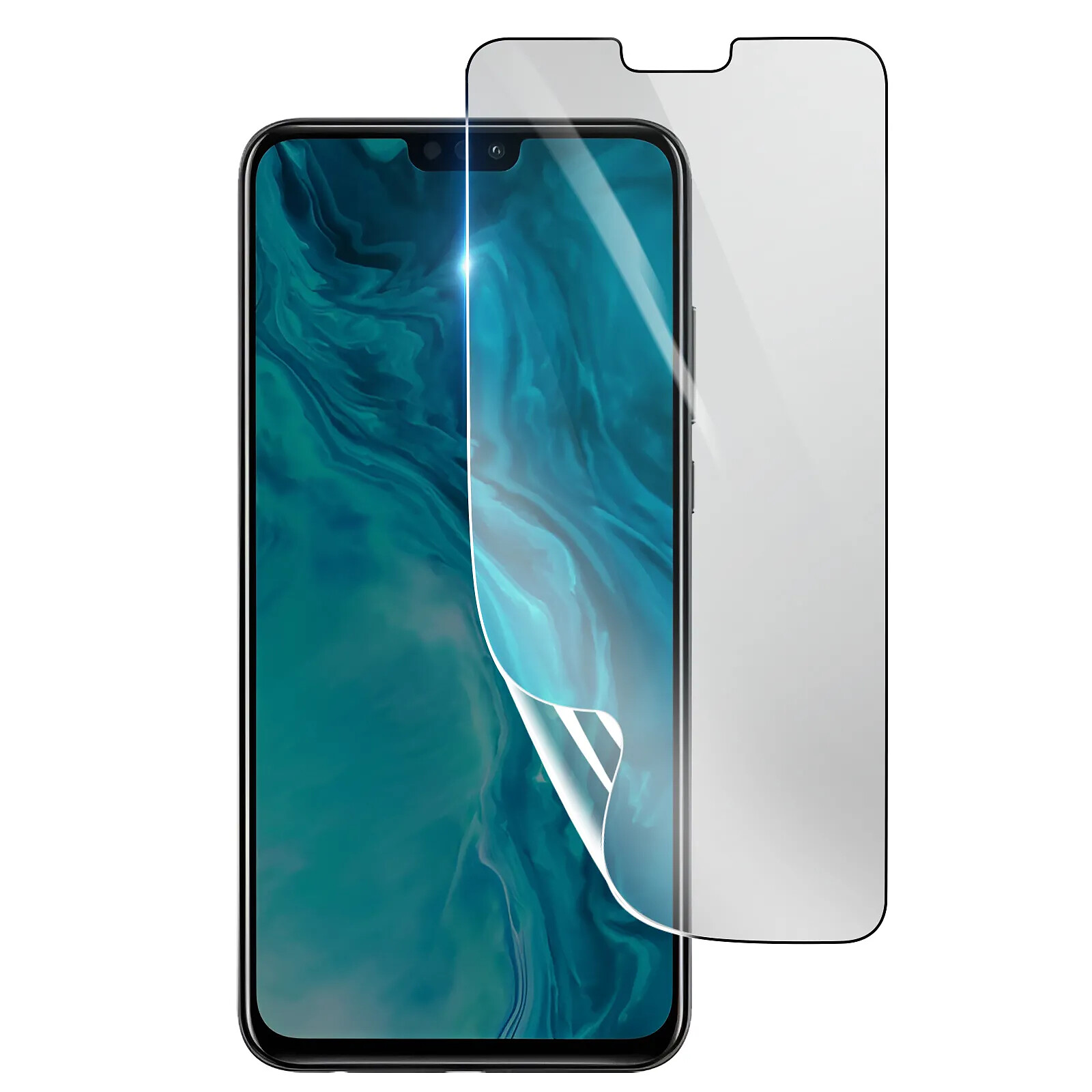 3mk Protection Écran pour Honor 9X Lite en Hydrogel Antichoc Transparent