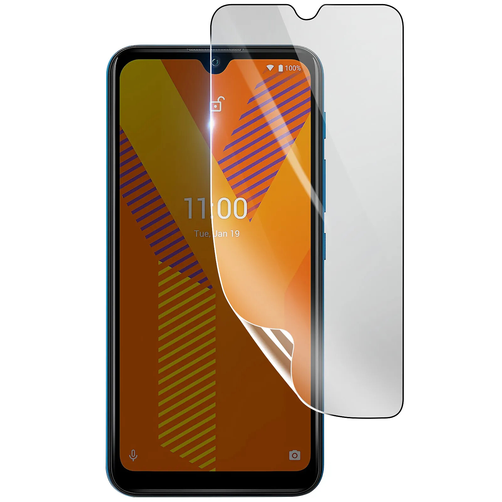3 Films De Protection D'Écran AtFoliX Pour Wiko Y52 - Mat, Anti-Choc, Anti-Reflets