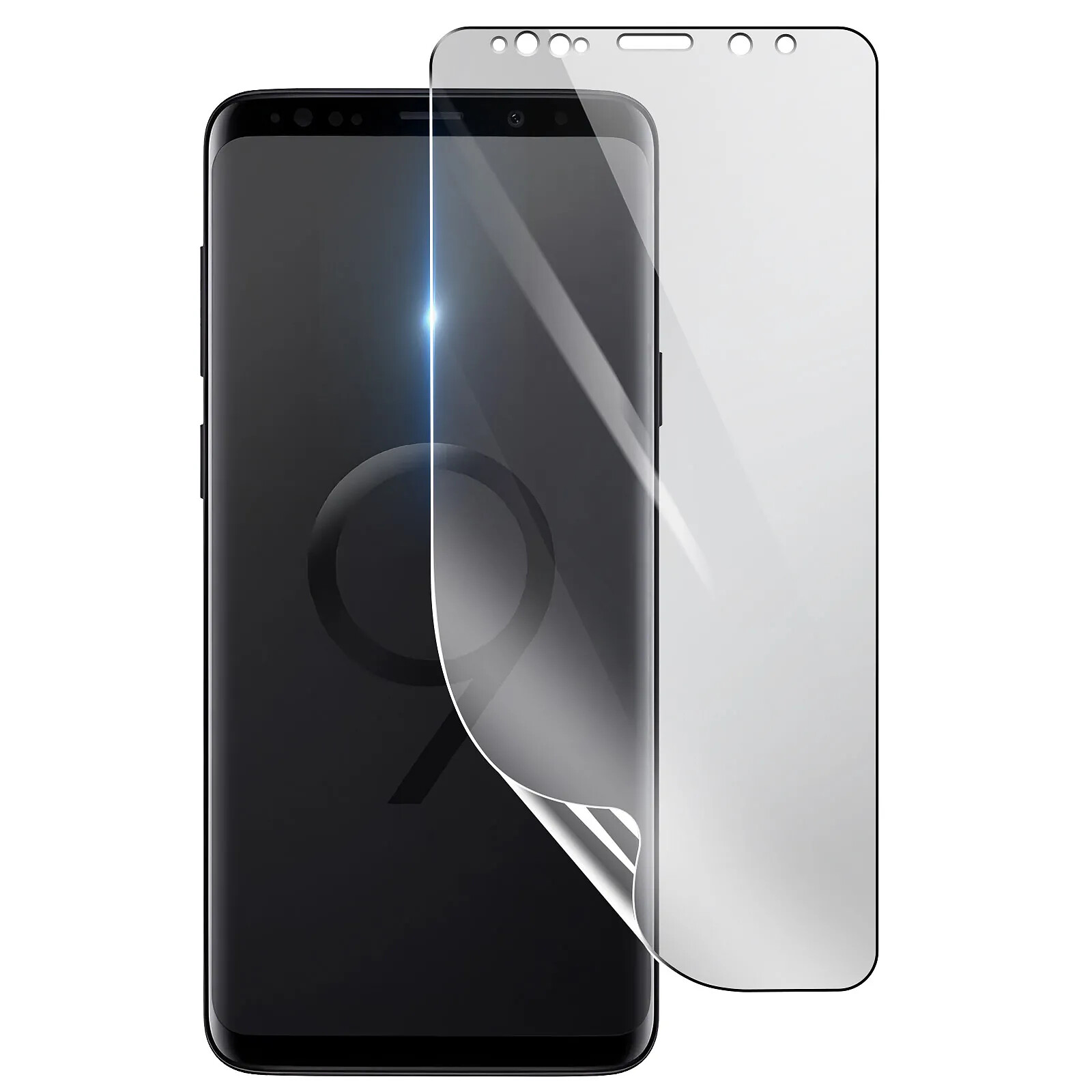 3mk Protection Écran pour Samsung Galaxy S9 Plus en Hydrogel Antichoc Transparent