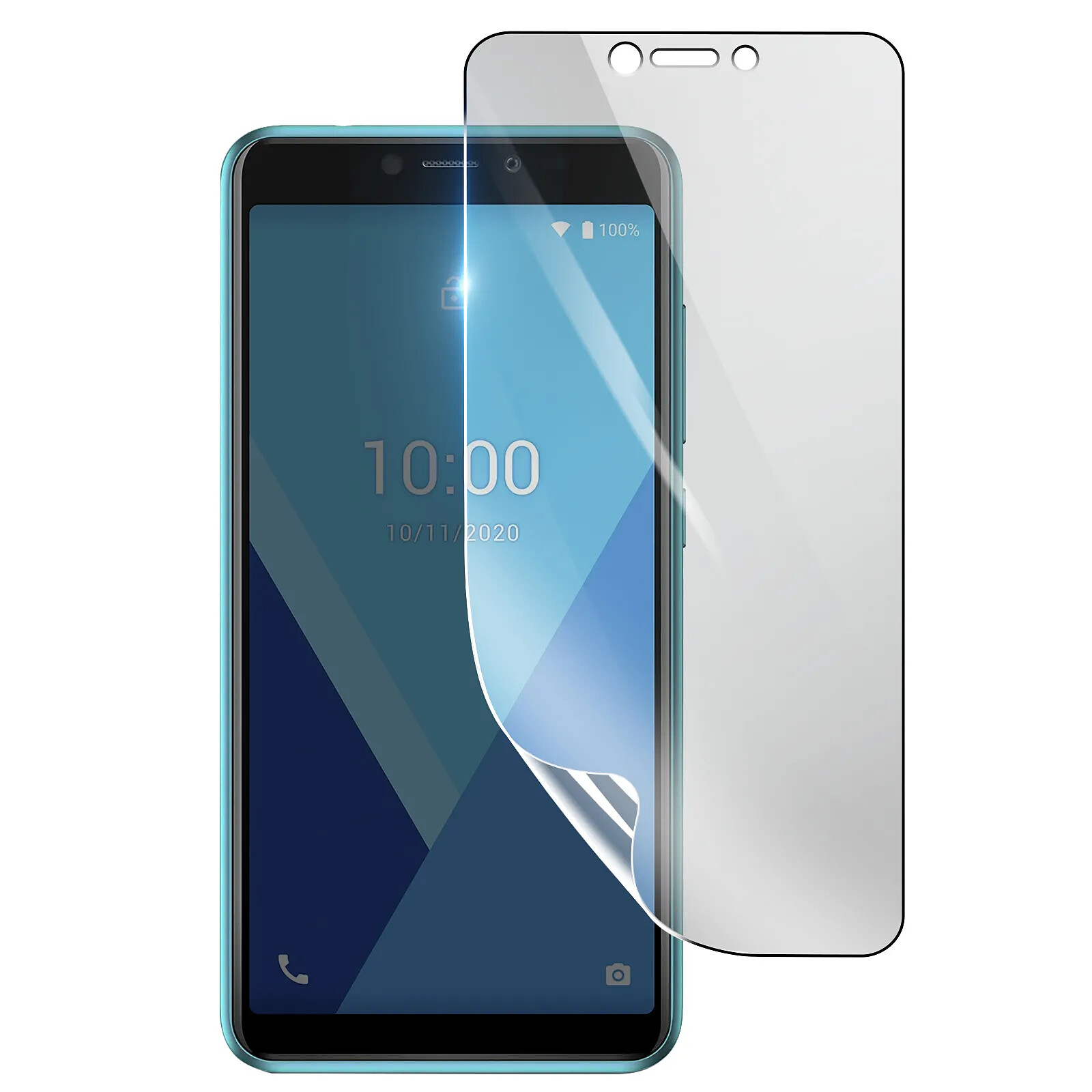 3 Films De Protection D'Écran AtFoliX Pour Wiko Y52 - Mat, Anti-Choc, Anti-Reflets