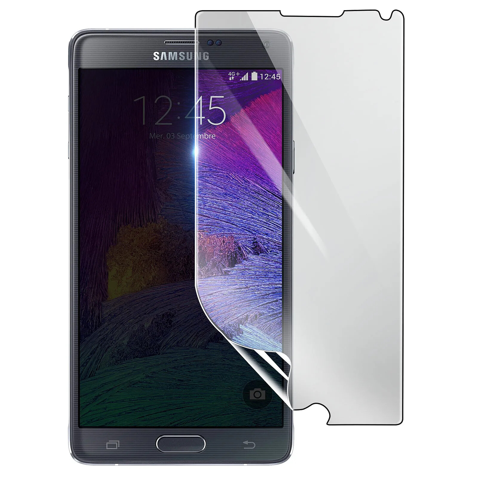 3mk Protection Écran pour Samsung Galaxy Note 4 en Hydrogel Antichoc Transparent