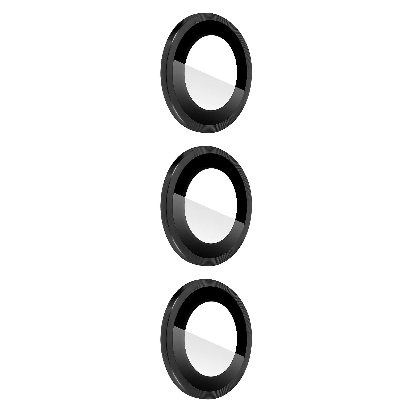 Film caméra pour Samsung Galaxy S23 et S23 Plus Verre Trempé 9H 0.4mm Noir