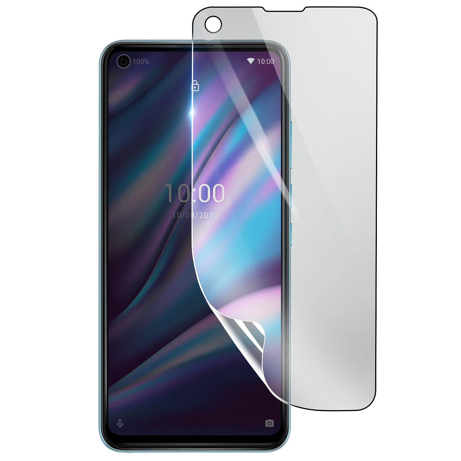 3 Films De Protection D'Écran AtFoliX Pour Wiko Y52 - Mat, Anti-Choc, Anti-Reflets