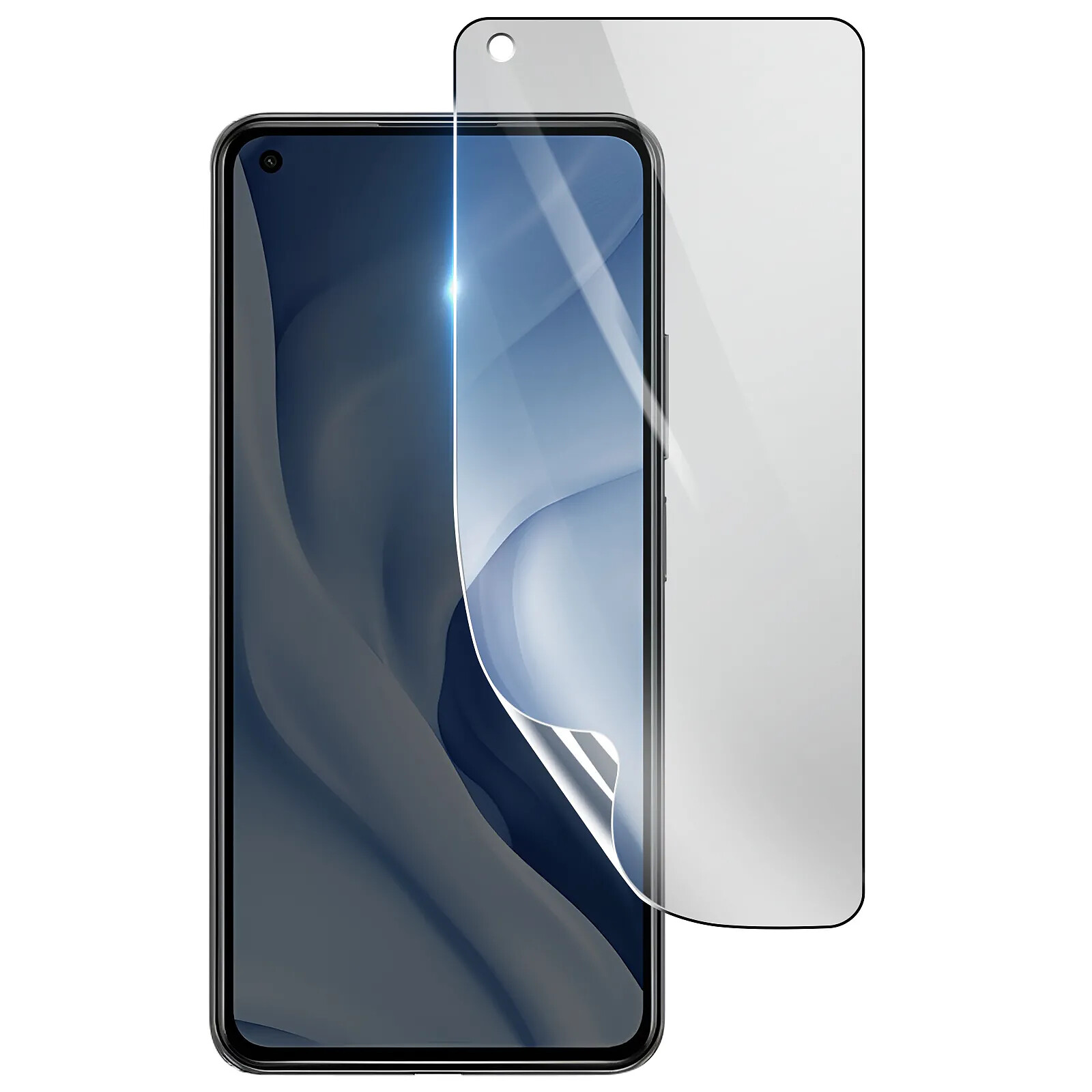 3mk Protection Écran pour Xiaomi Mi 11 Lite en Hydrogel Antichoc Transparent