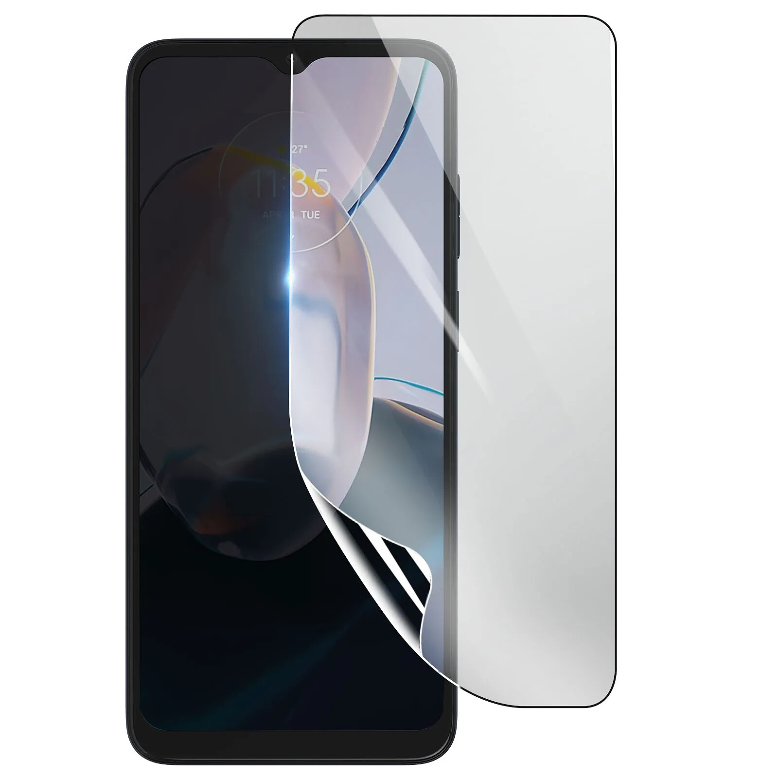 3mk Protection Écran pour Motorola Moto E22 en Hydrogel Antichoc Transparent