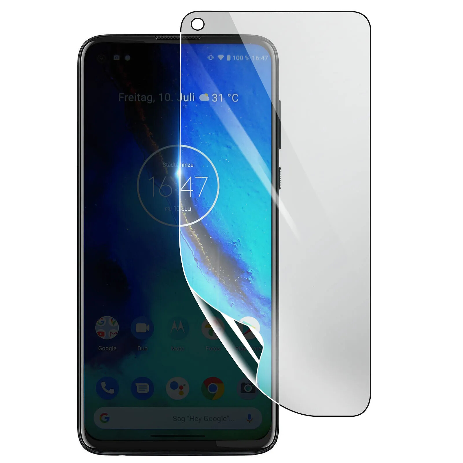 3mk Protection Écran pour Motorola Moto G Pro en Hydrogel Antichoc Transparent
