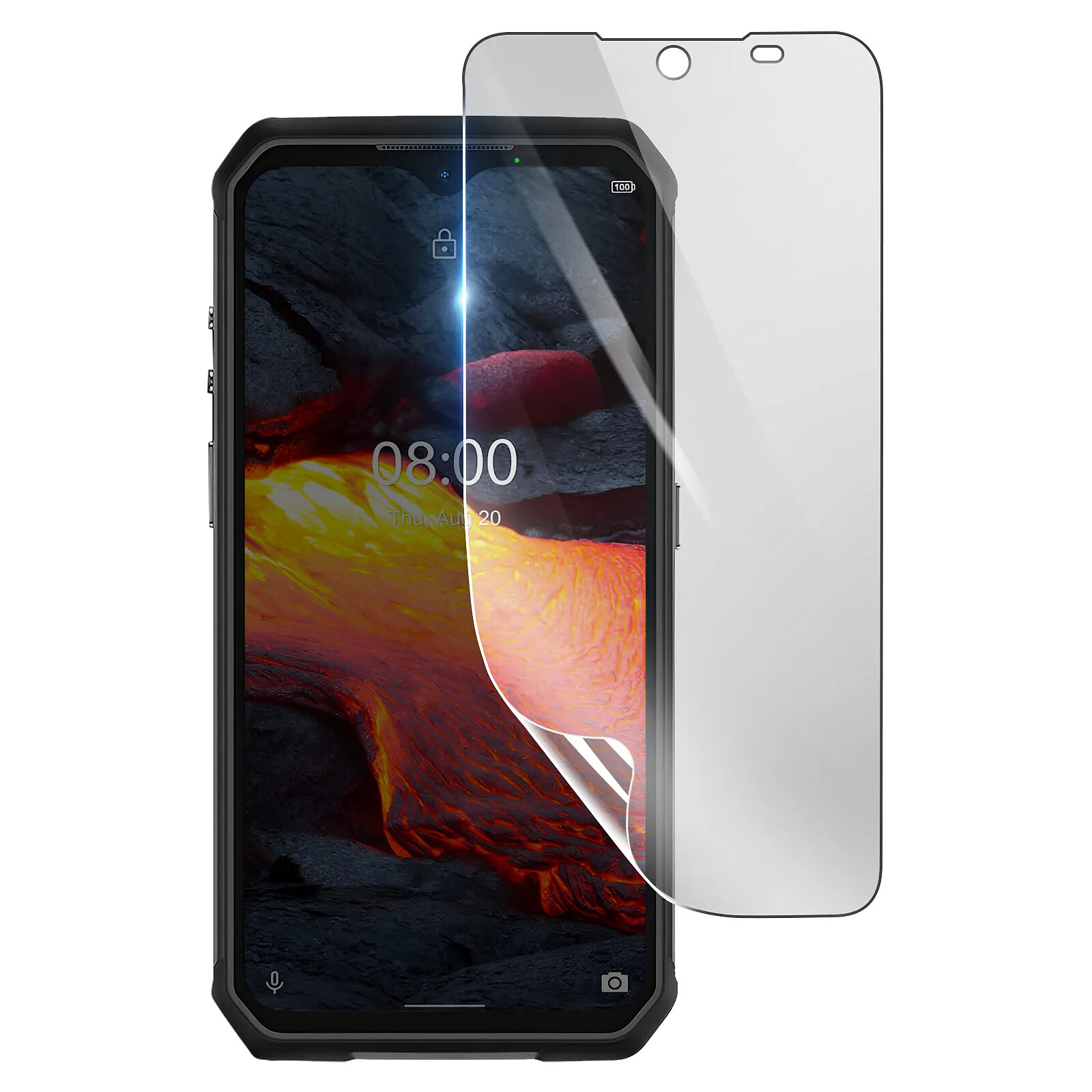 Protection écran AtFoliX Pour Ulefone Power Armor 13 - Lot De 3, Mat, Anti-choc