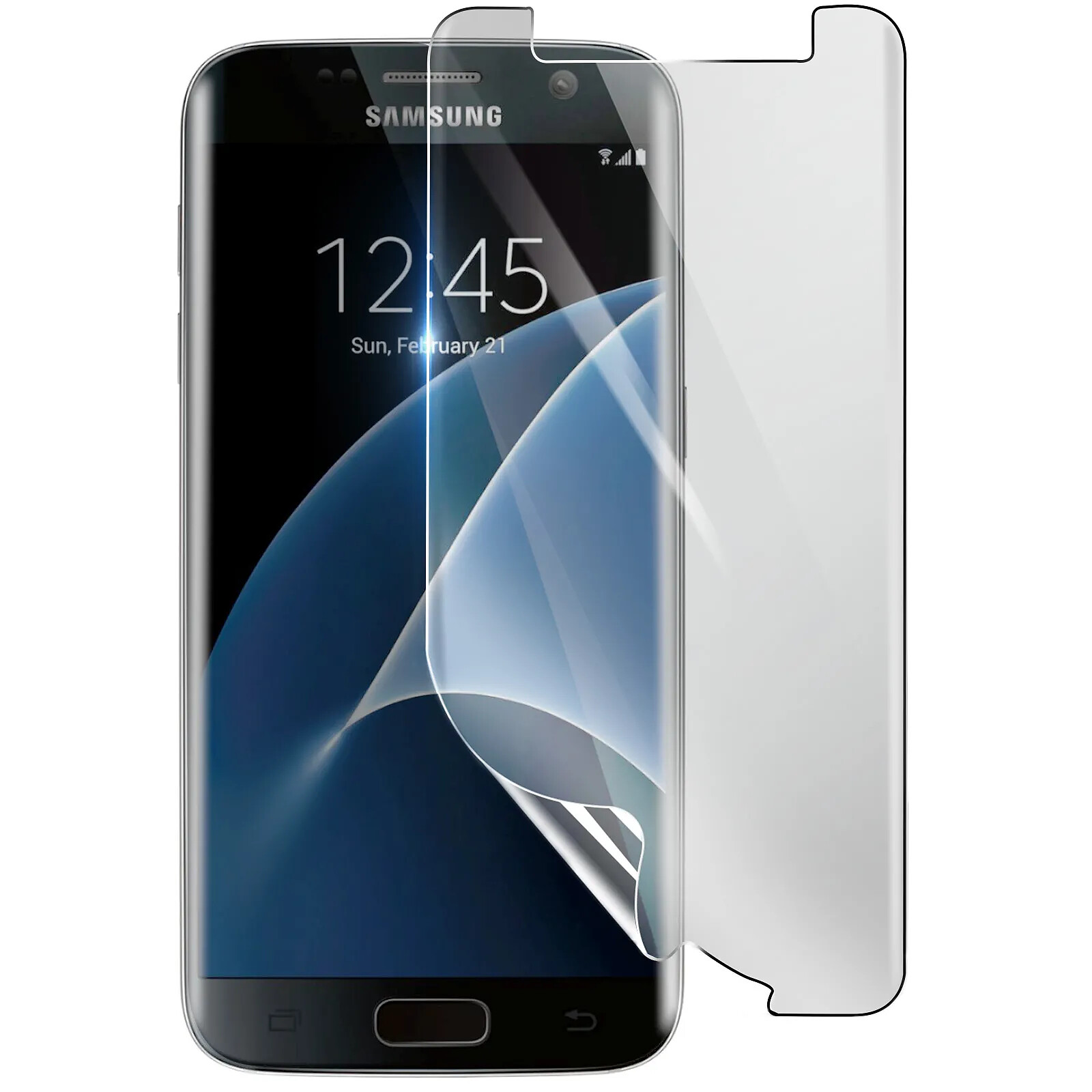 3mk Protection Écran pour Samsung Galaxy S7 en Hydrogel Antichoc Transparent