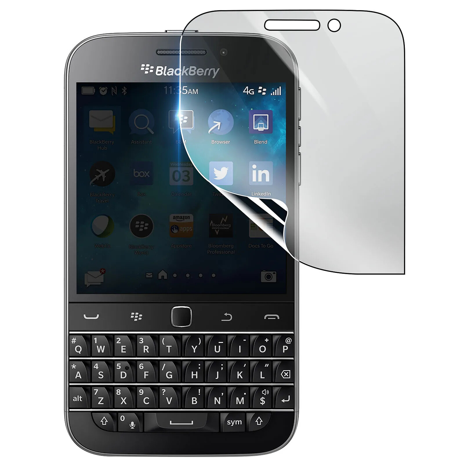 Protège écran 3MK BlackBerry Classic en Hydrogel Antichoc